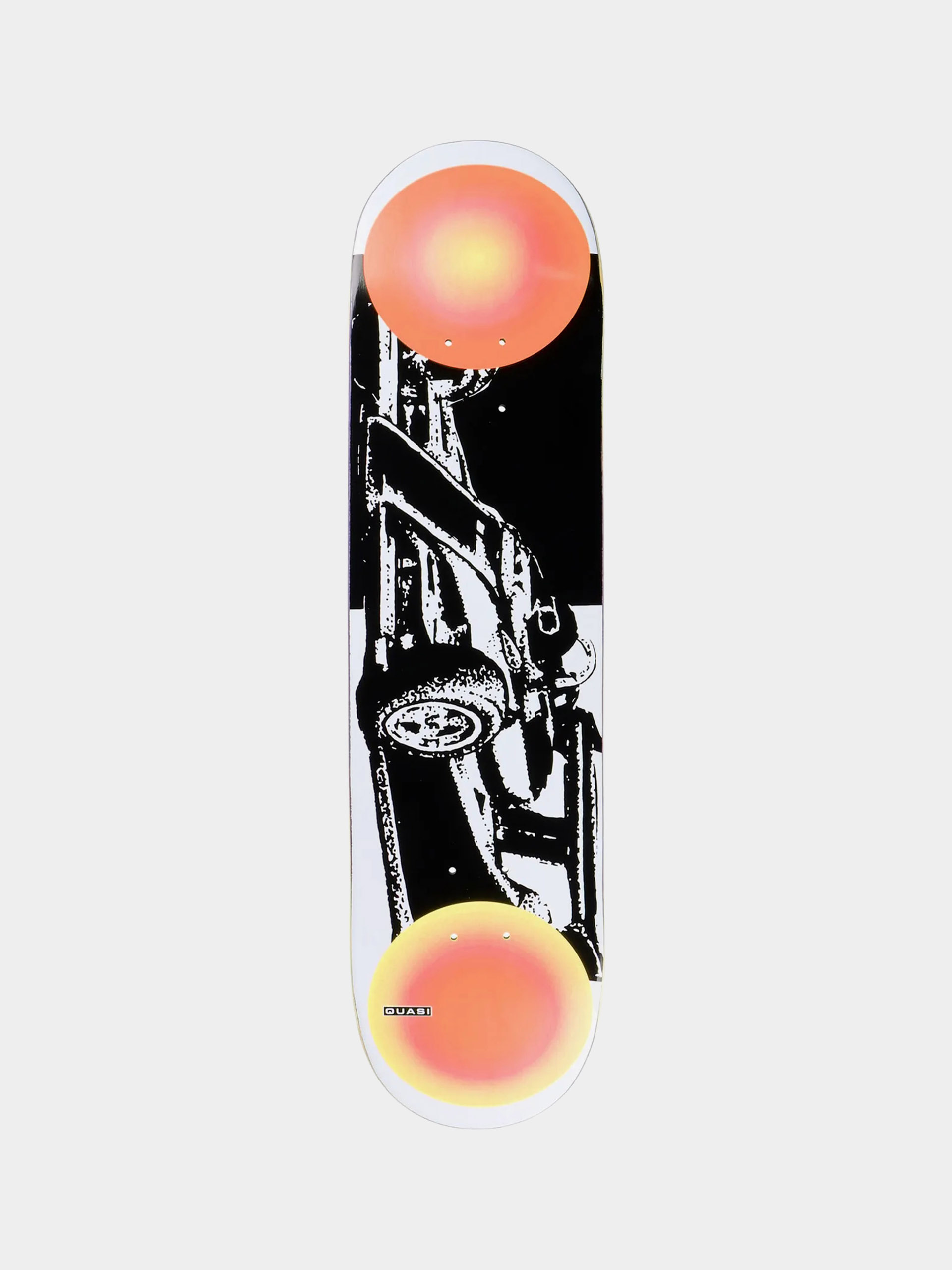 Placă Quasi Skateboards Fast Car II (white/black)
