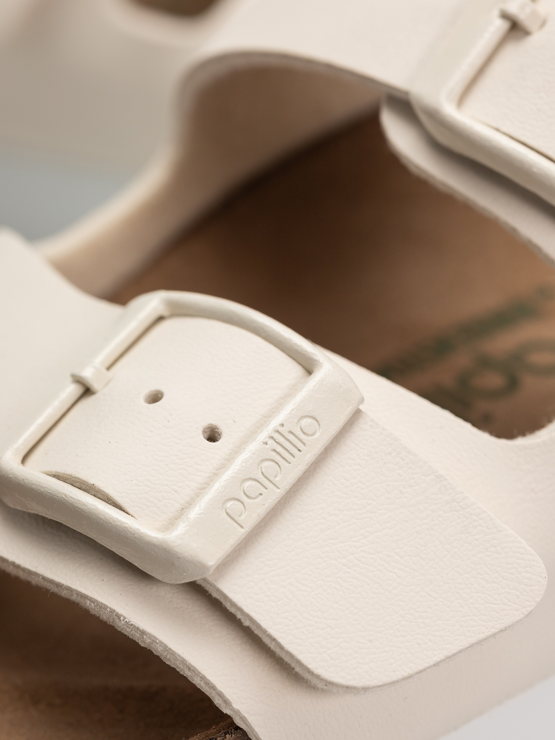 Șlapi Birkenstock Arizona Flex Platform Vegan Narrow Wmn (eggshell)
