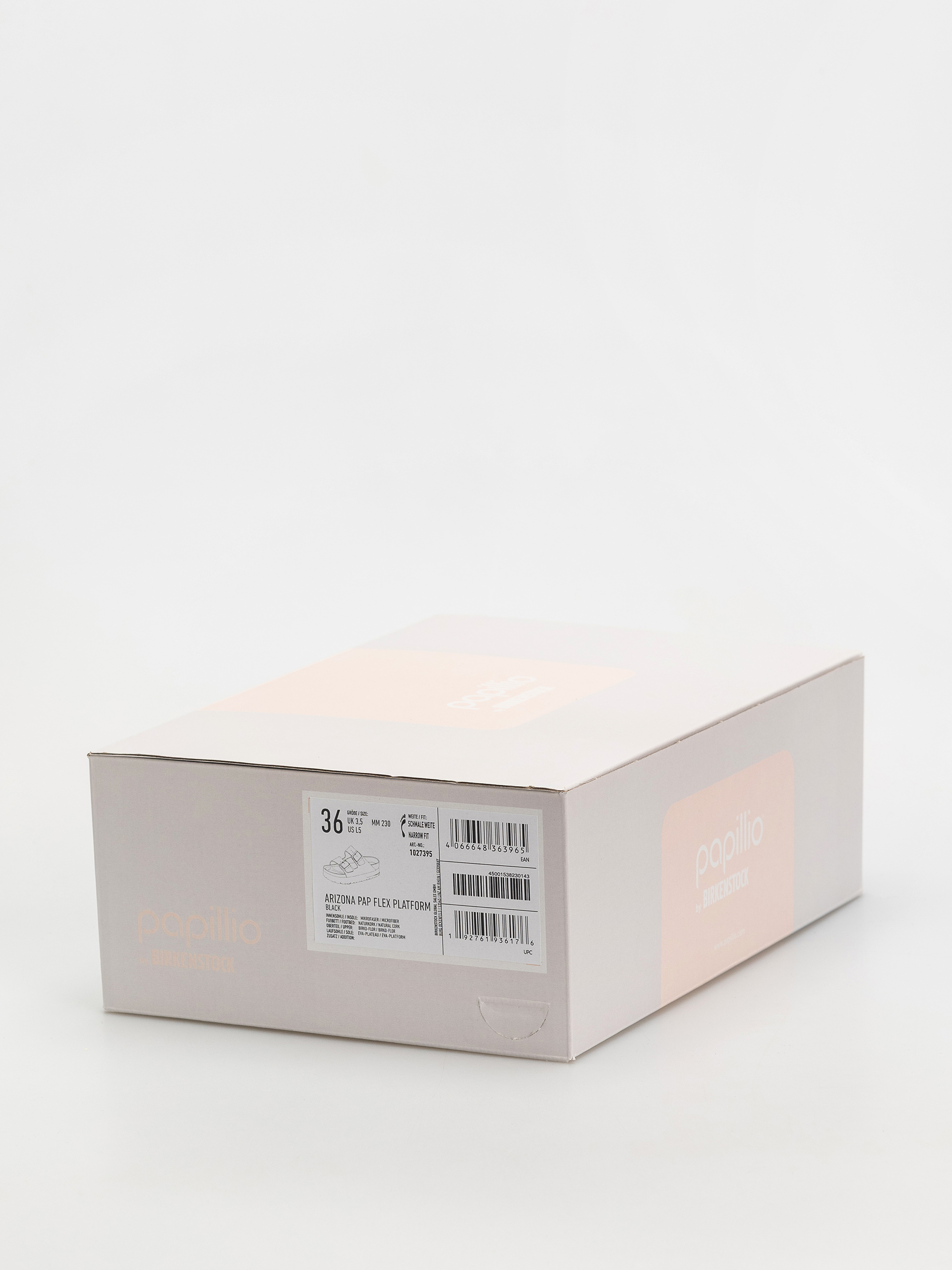 Șlapi Birkenstock Arizona Flex Platform Vegan Narrow Wmn (black)