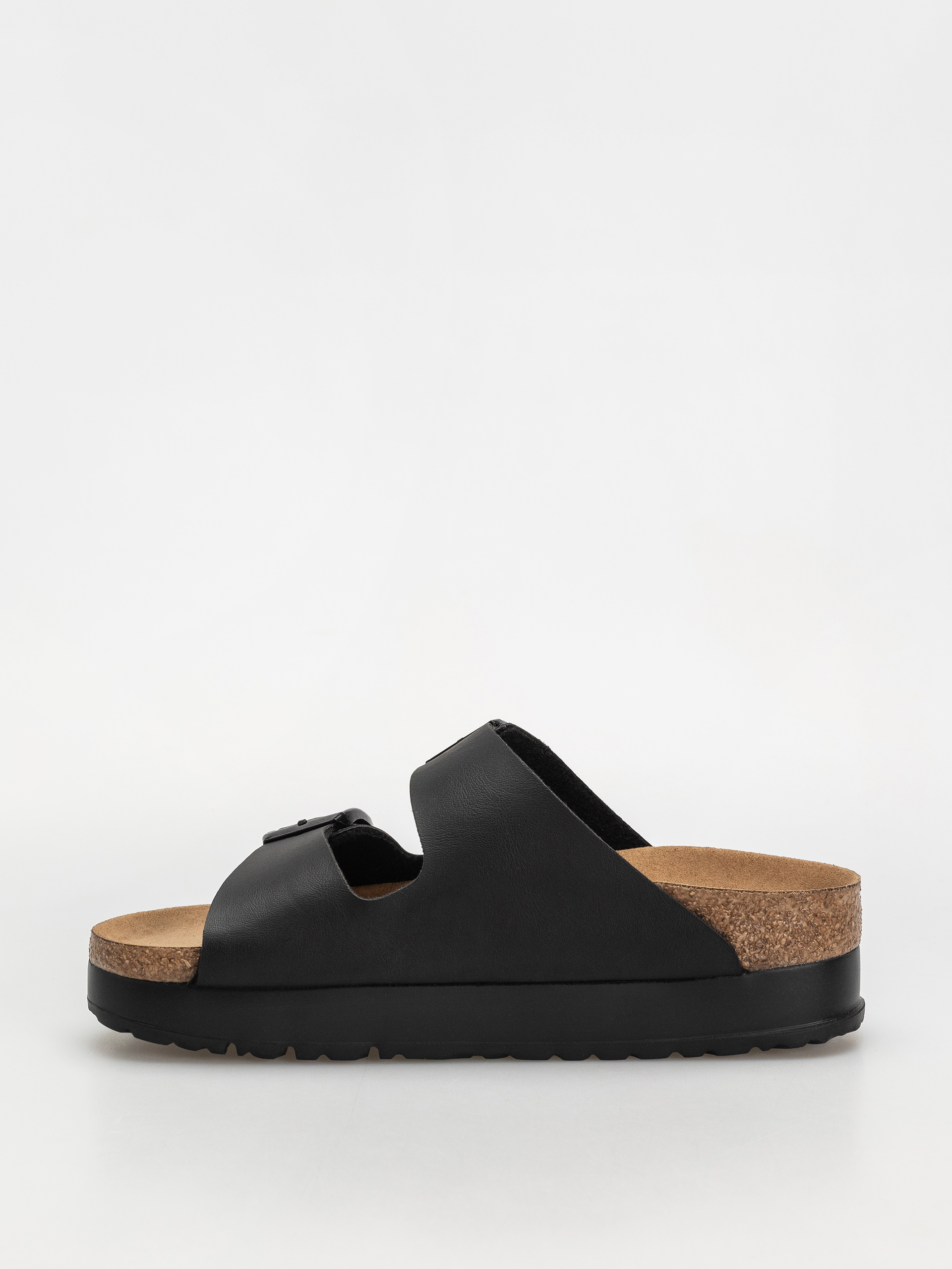 Șlapi Birkenstock Arizona Flex Platform Vegan Narrow Wmn (black)