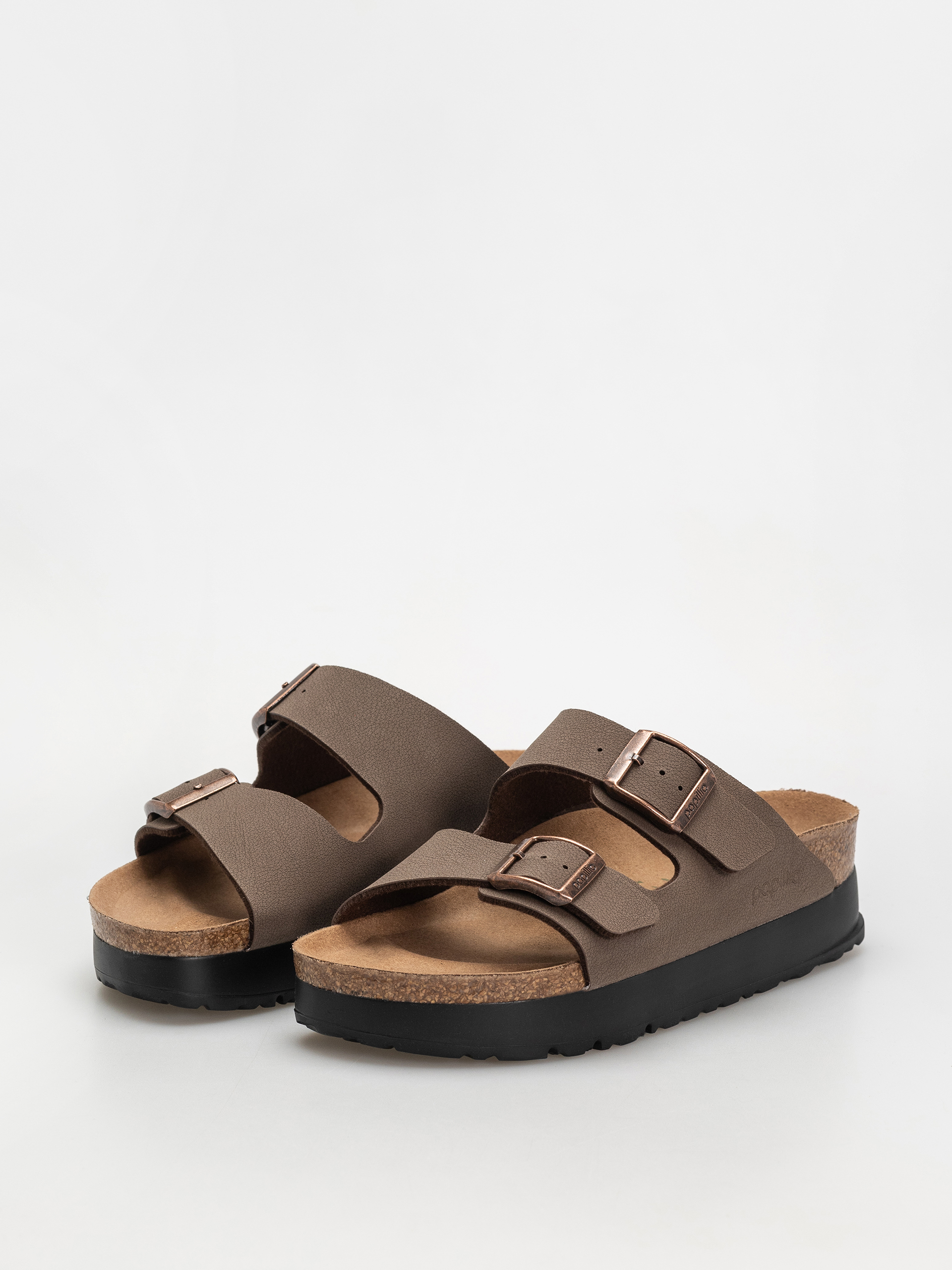 Șlapi Birkenstock Arizona Flex Platform Vegan Narrow Wmn (mocca)