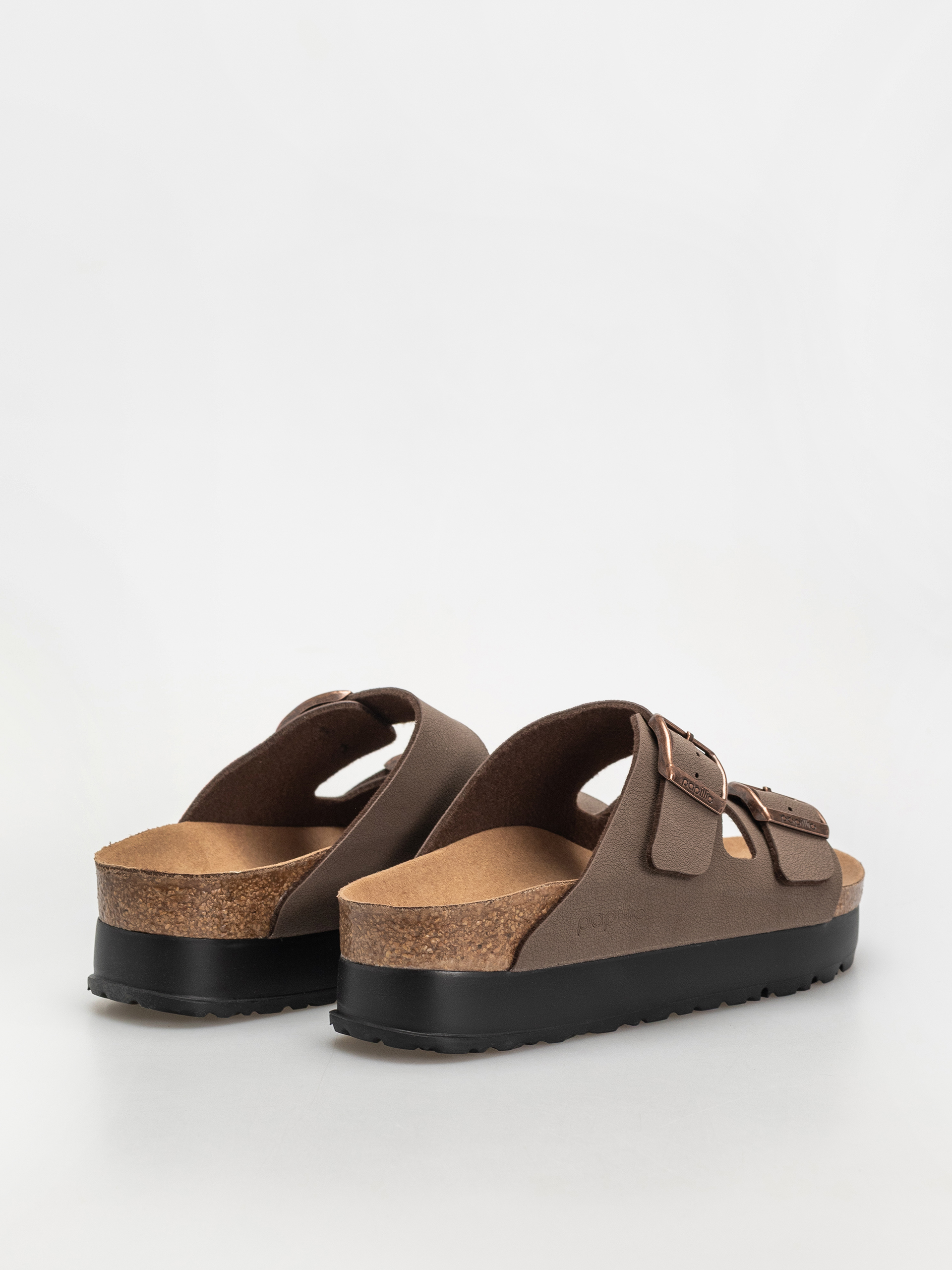 Șlapi Birkenstock Arizona Flex Platform Vegan Narrow Wmn (mocca)