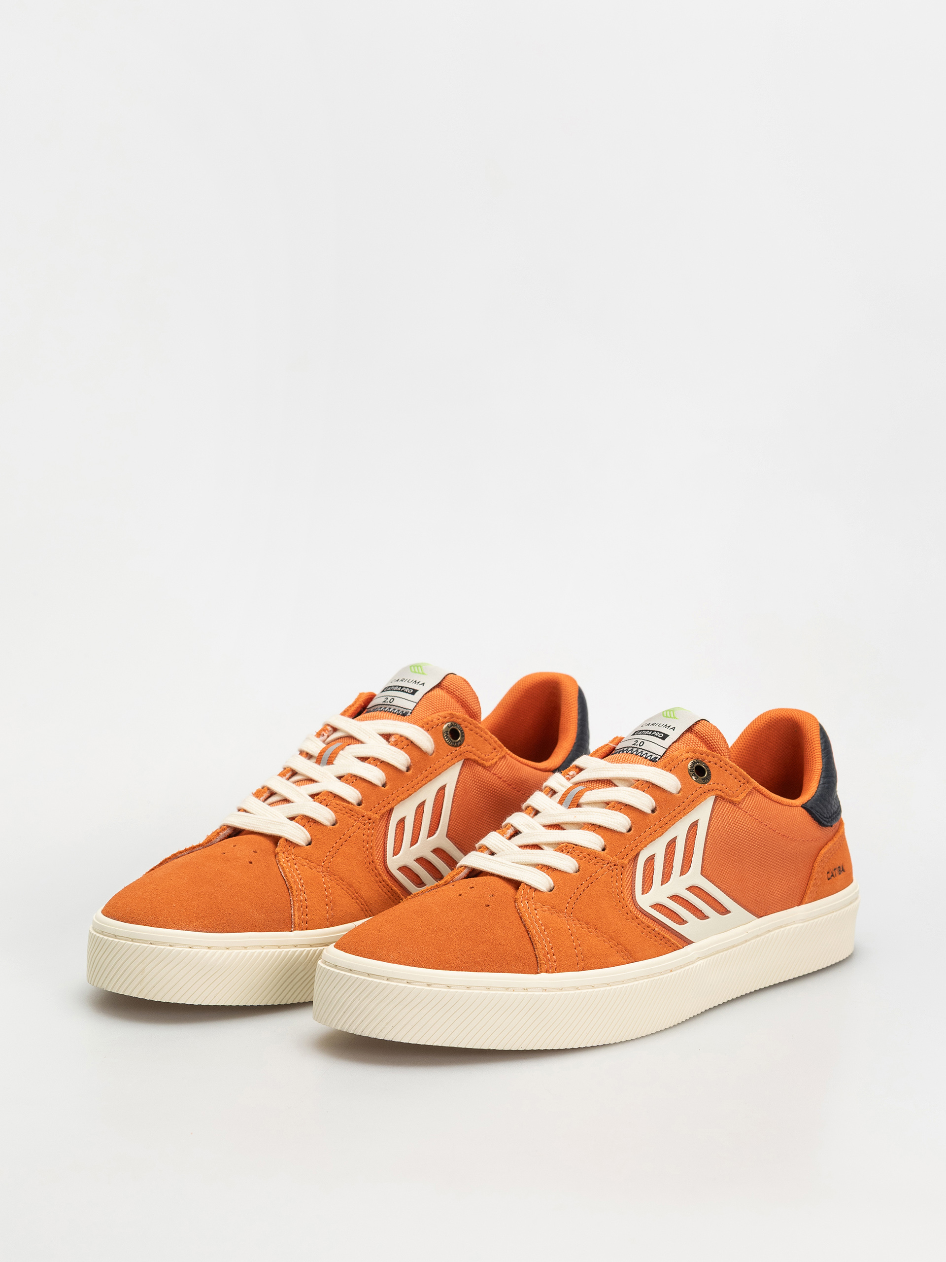 Pantofi Cariuma Catiba Pro 2.0 (burnt orange suede and cordura ivory logo navy)