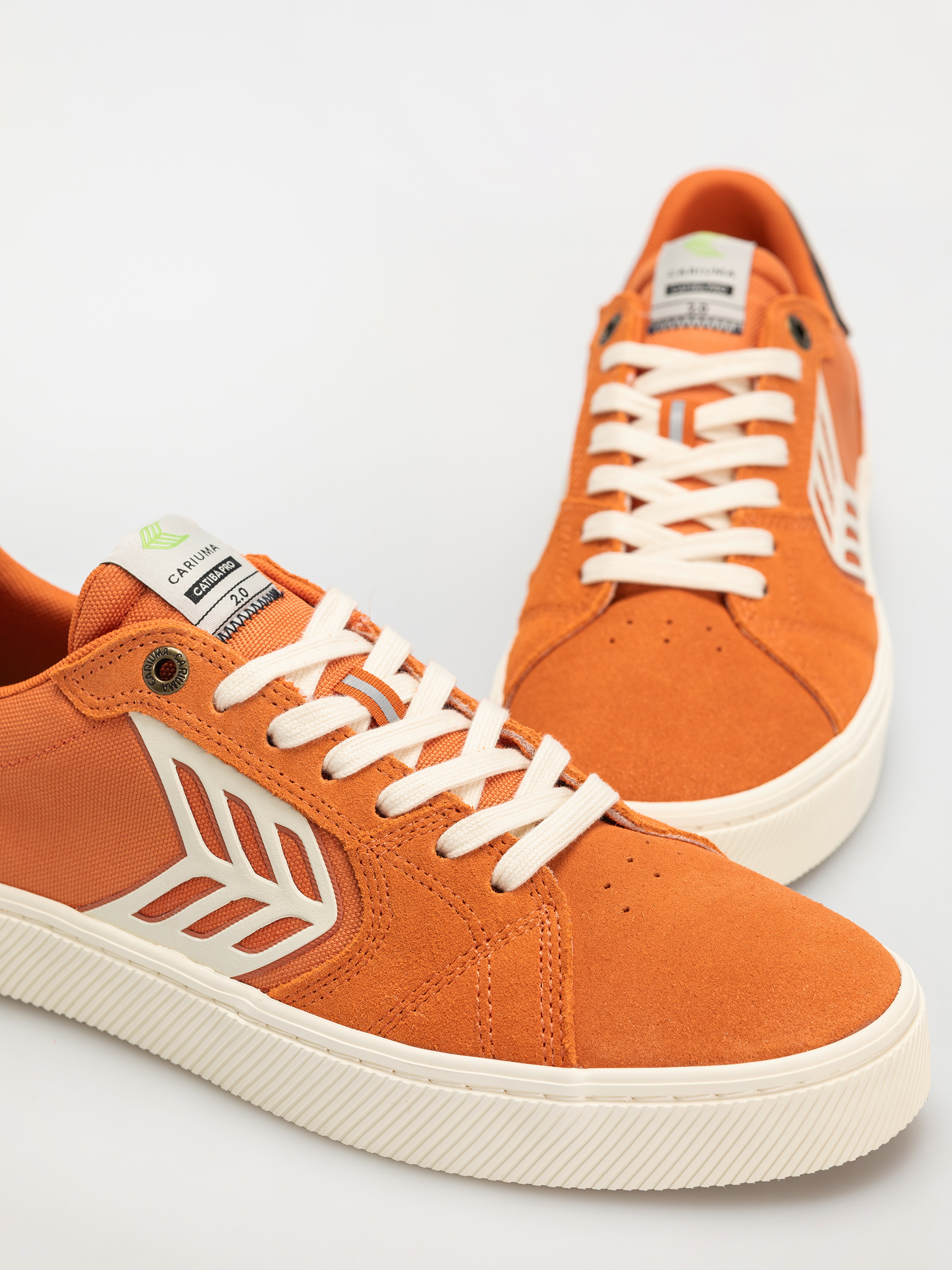 Pantofi Cariuma Catiba Pro 2.0 (burnt orange suede and cordura ivory logo navy)