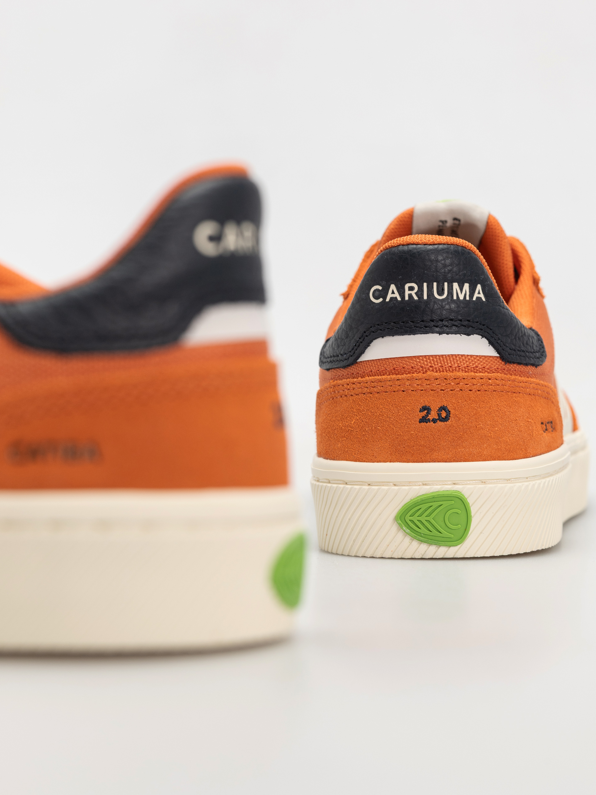 Pantofi Cariuma Catiba Pro 2.0 (burnt orange suede and cordura ivory logo navy)