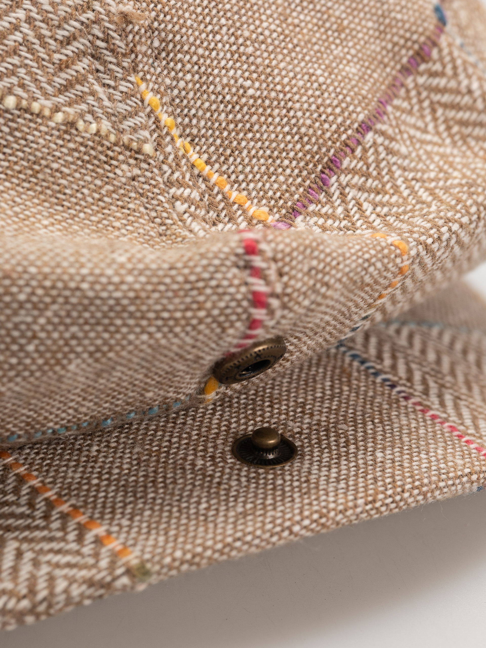 Pălărie cu cozoroc Brixton Brood Lw Snap Cap (tan/multi)
