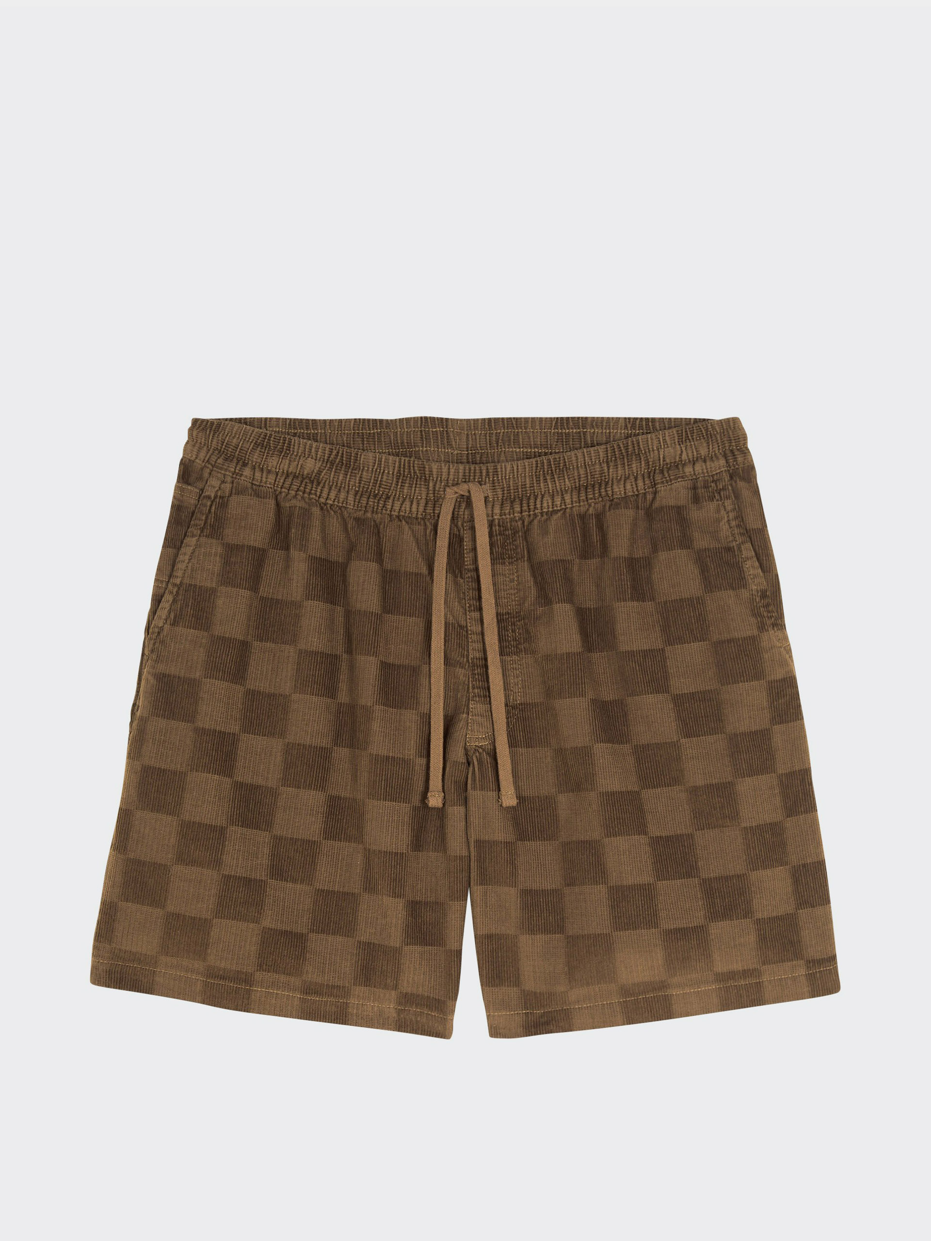 Pantaloni scurți Vans Range Checkbrd Cord Loose (sepia)