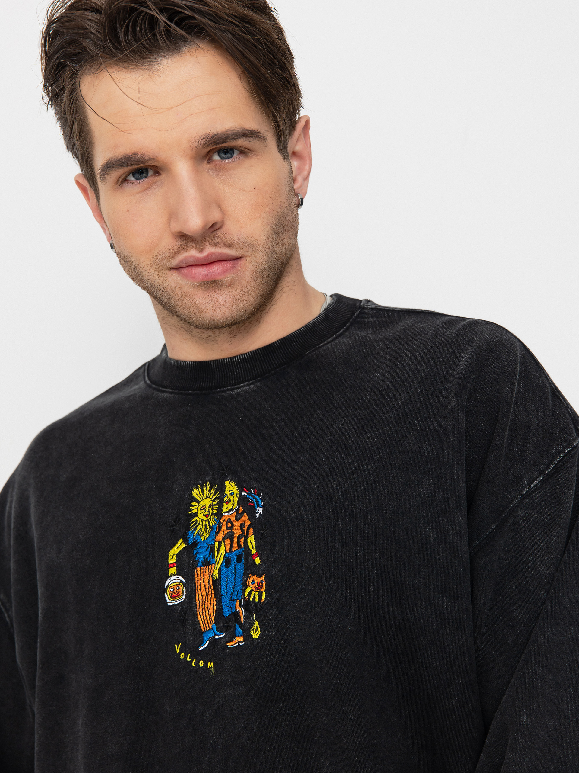 Hanorac Volcom Fa Bob Mollema Crew (light acid black)
