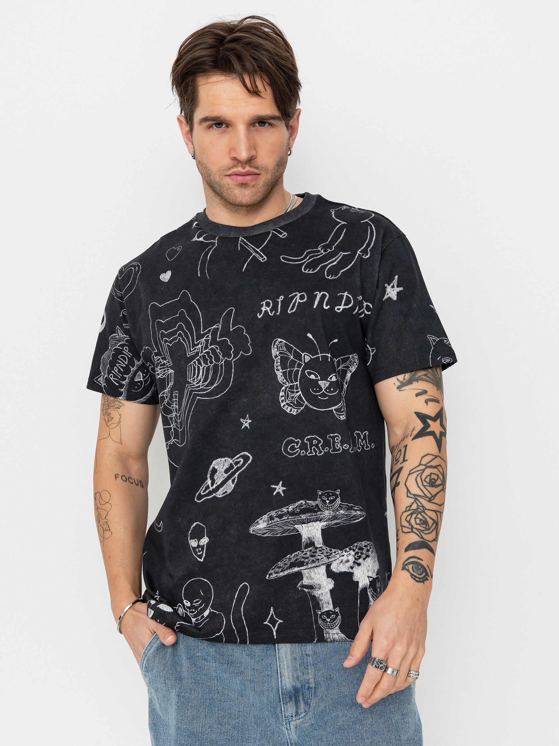Tricou RipNDip Nermal Domination (black wash)