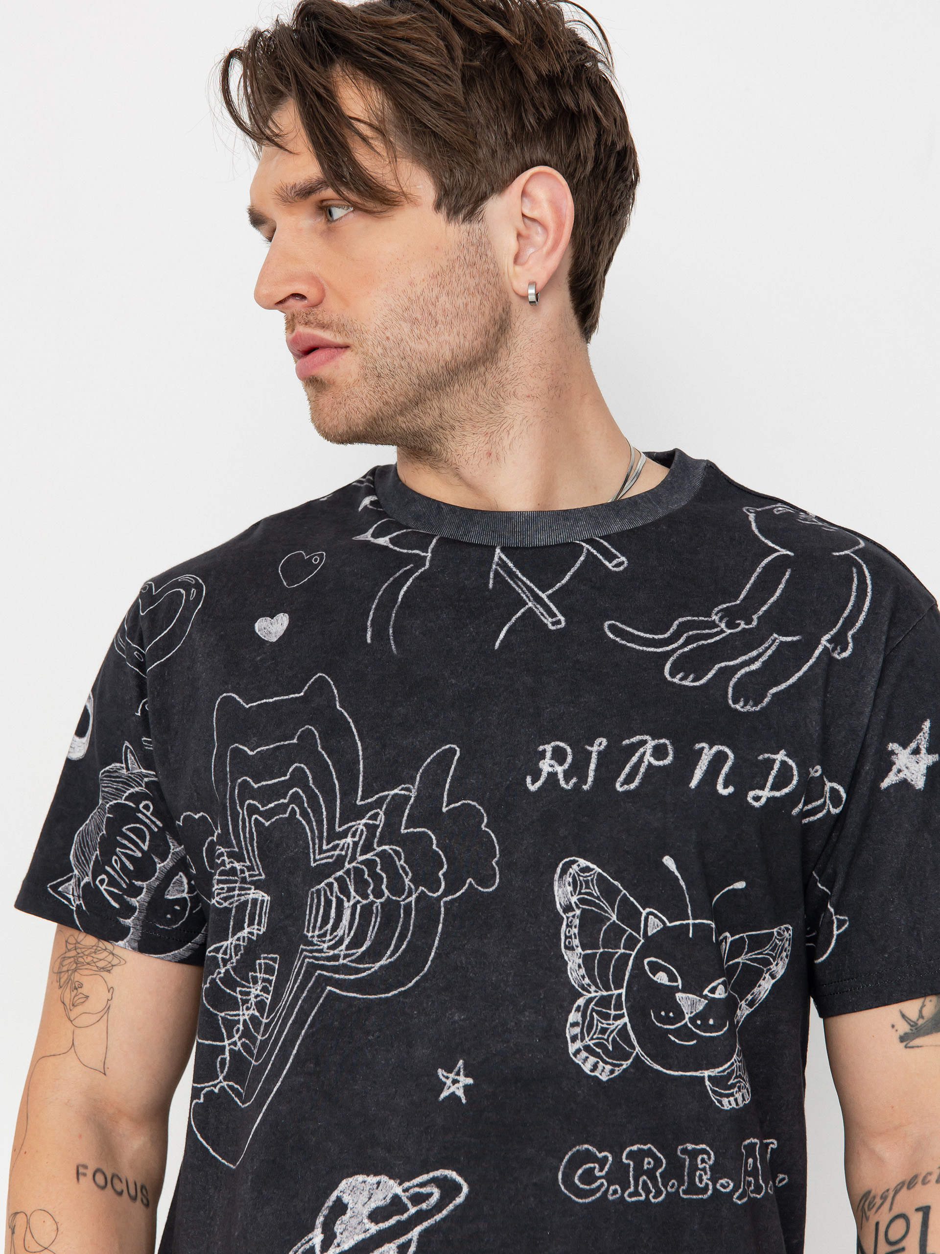 Tricou RipNDip Nermal Domination (black wash)