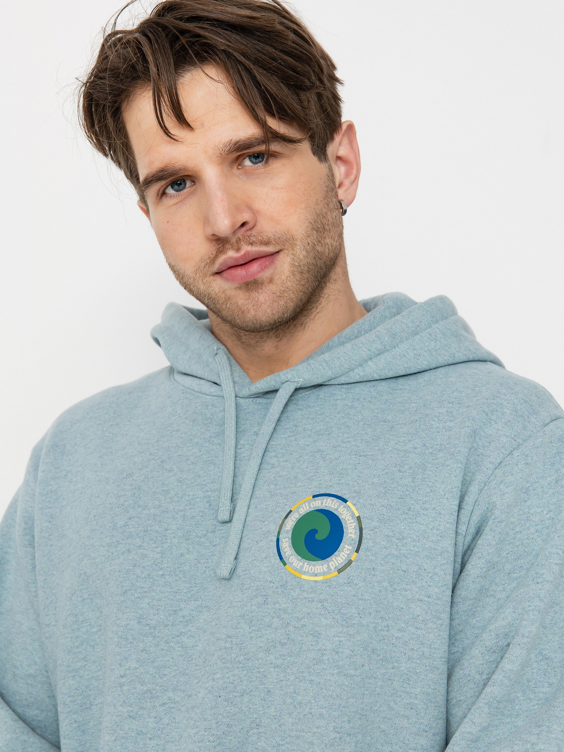 Hanorac cu glugă Patagonia Unity Fitz Uprisal HD (thermal blue)