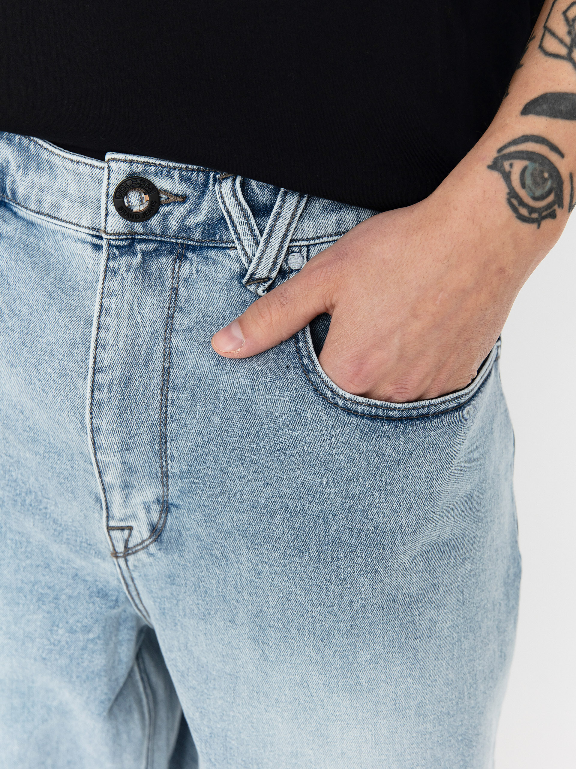 Pantaloni Volcom Chillow (desert dirt indigo)