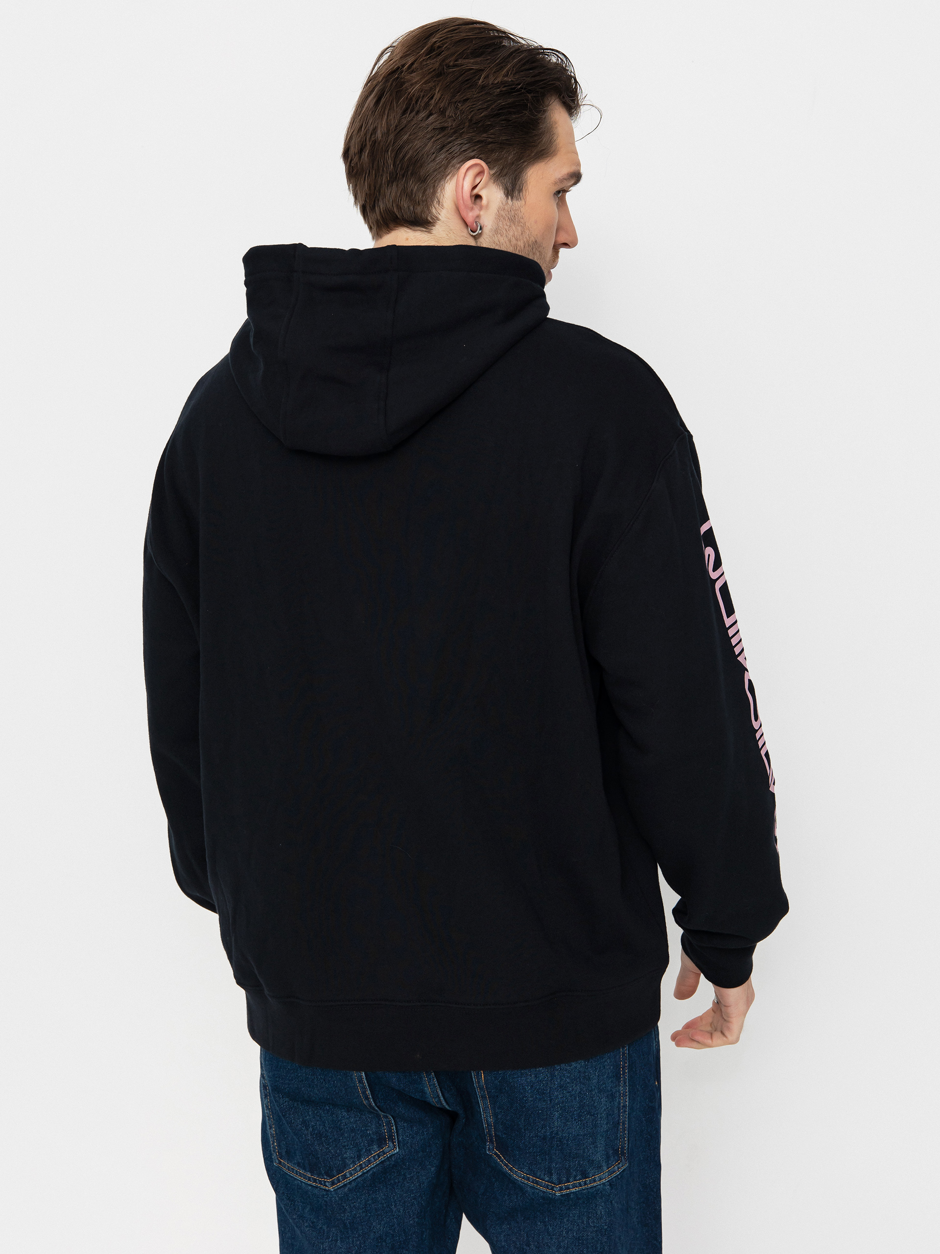 Hanorac cu glugă Quiksilver Omni Logo HD (black)