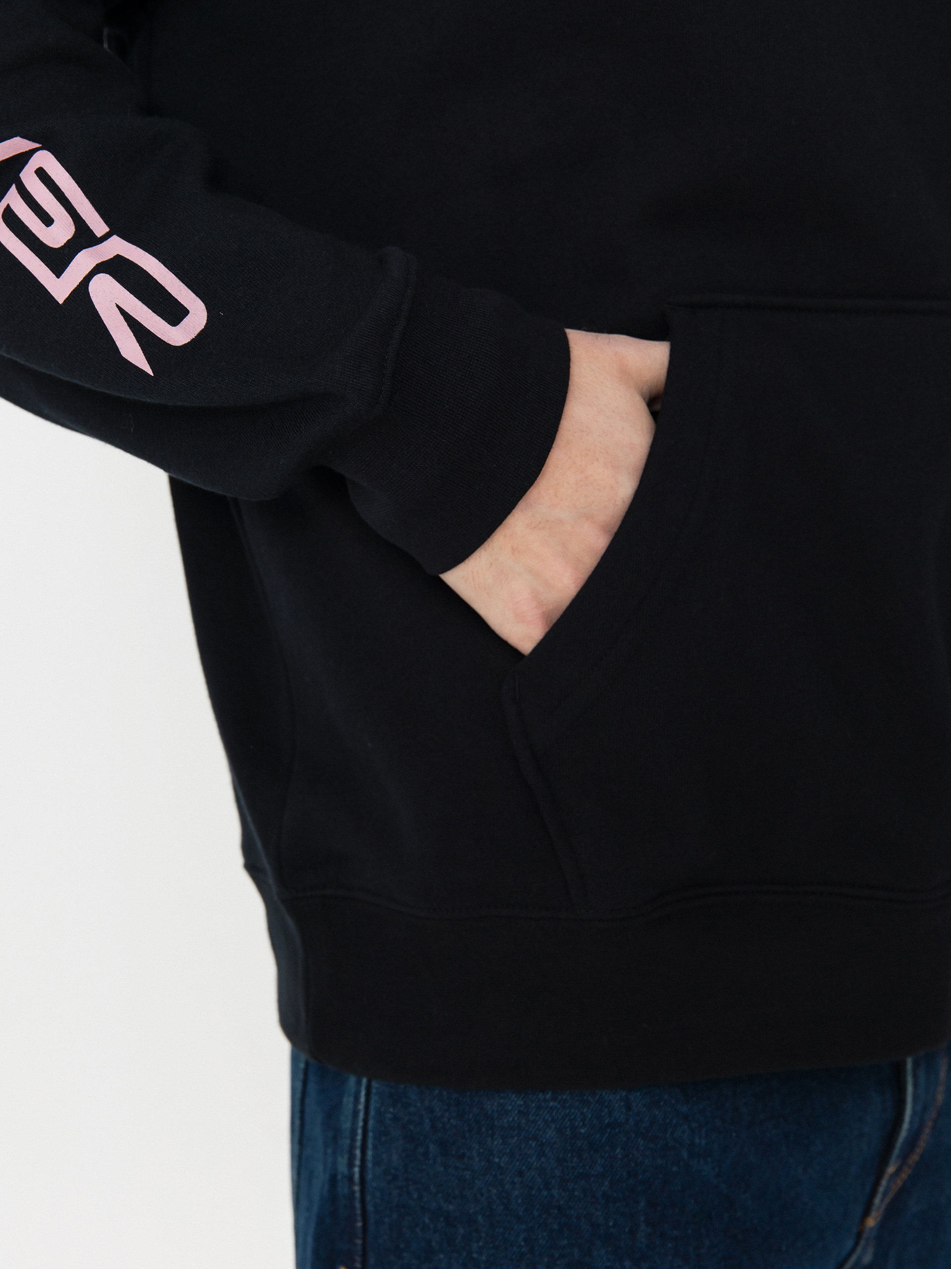 Hanorac cu glugă Quiksilver Omni Logo HD (black)