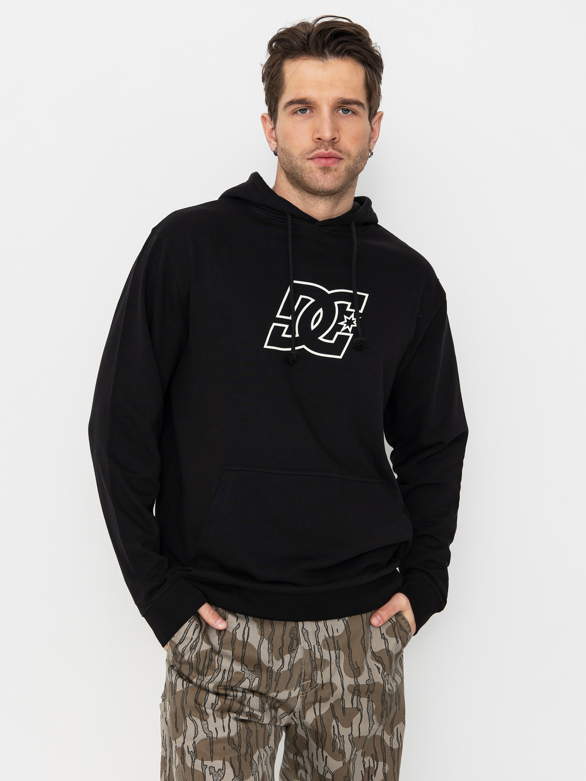 Hanorac cu glugă DC Pallet HD (black)