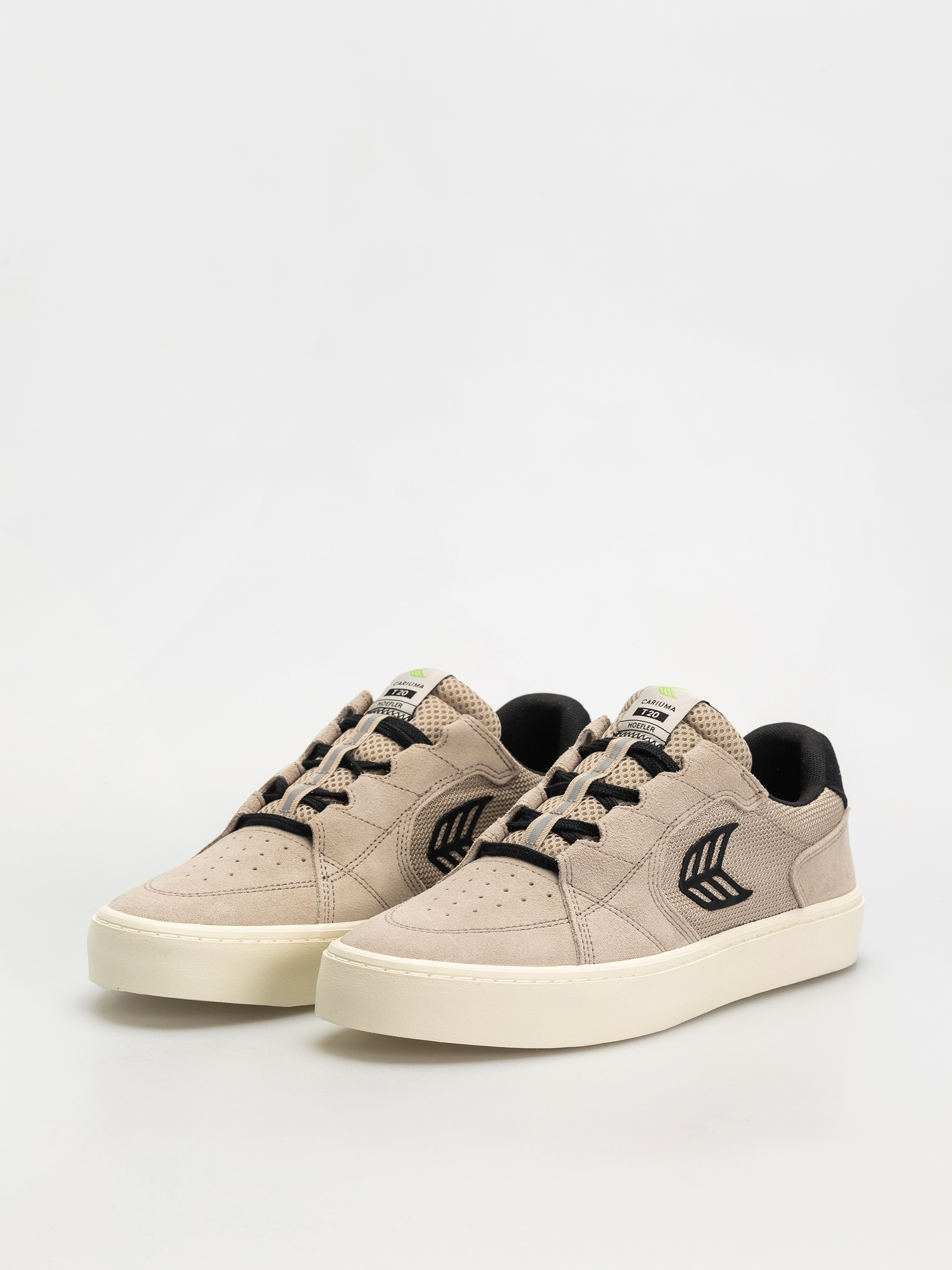 Pantofi Cariuma T20 Pro (plaza taupe suede and mesh black logo)