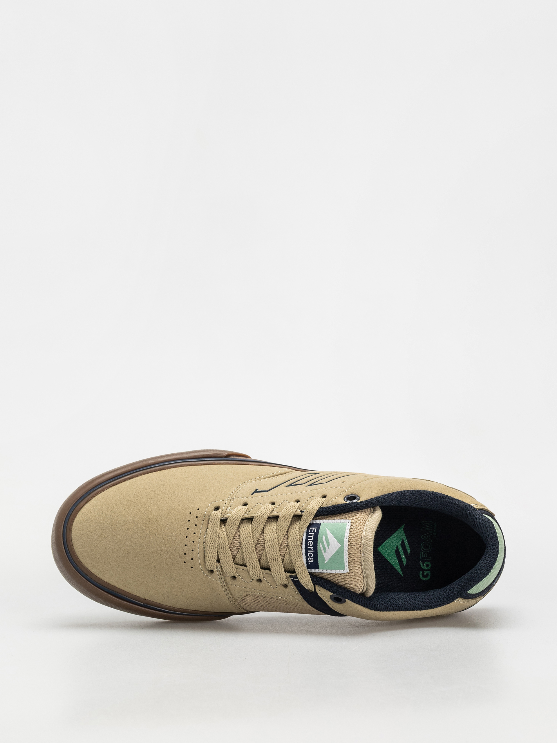 Pantofi Emerica The Low Vulc (tan/blue/green)
