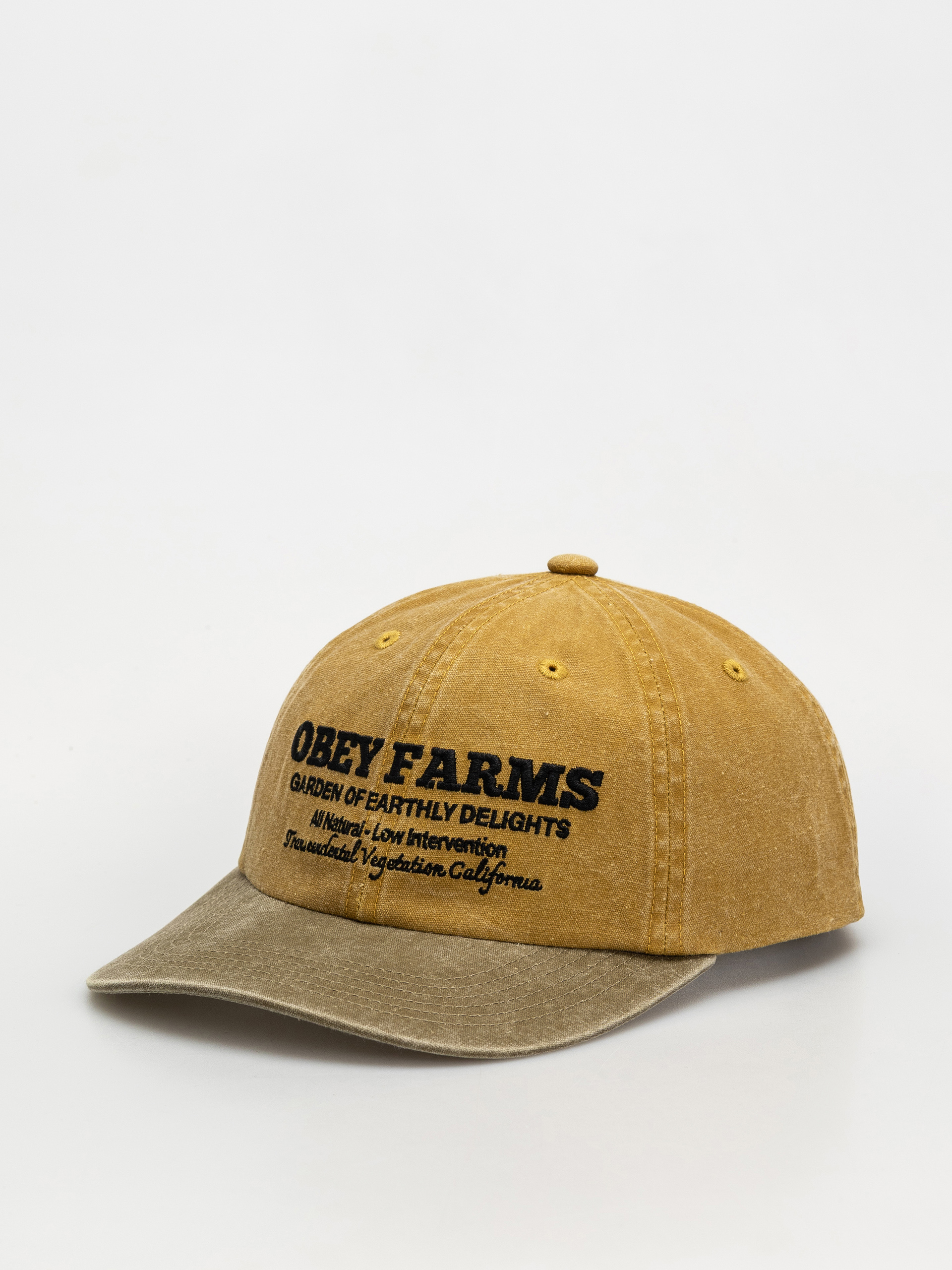 Șapcă OBEY Pigment Obey Farms 6 Panel (pigment mustard multi)