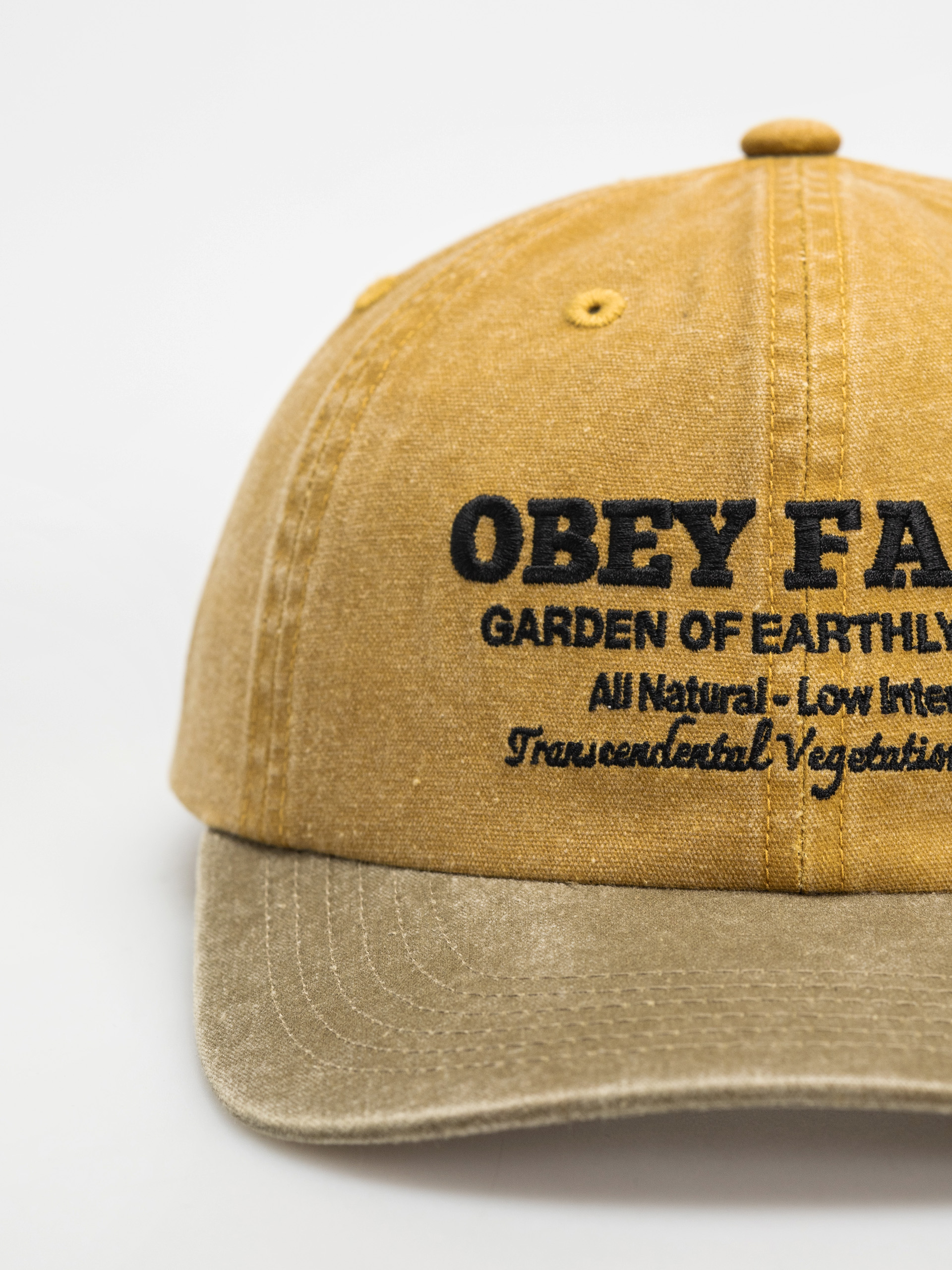 Șapcă OBEY Pigment Obey Farms 6 Panel (pigment mustard multi)