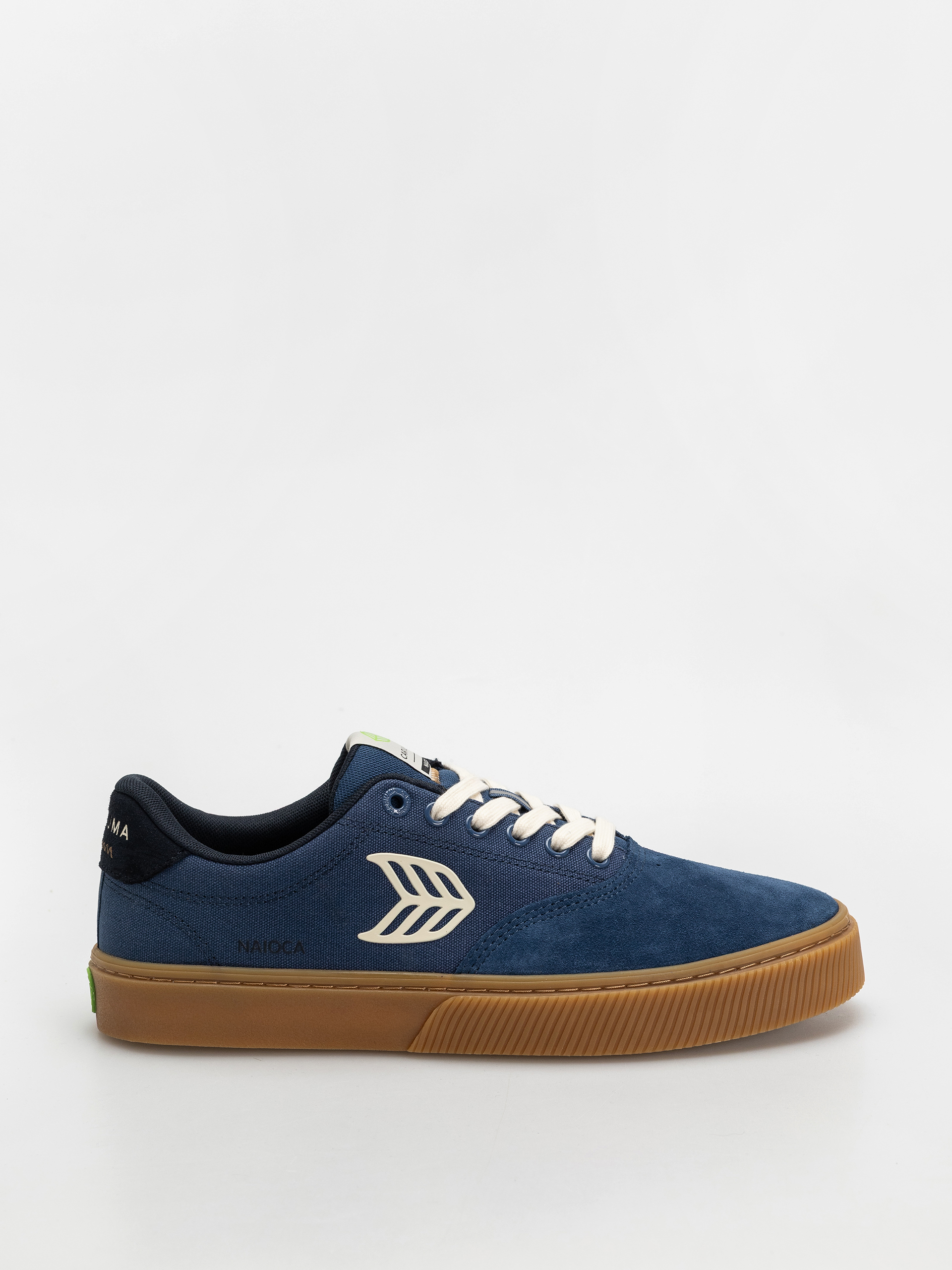 Pantofi Cariuma Naioca Pro (gum shadow blue suede and canvas ivory logo navy)