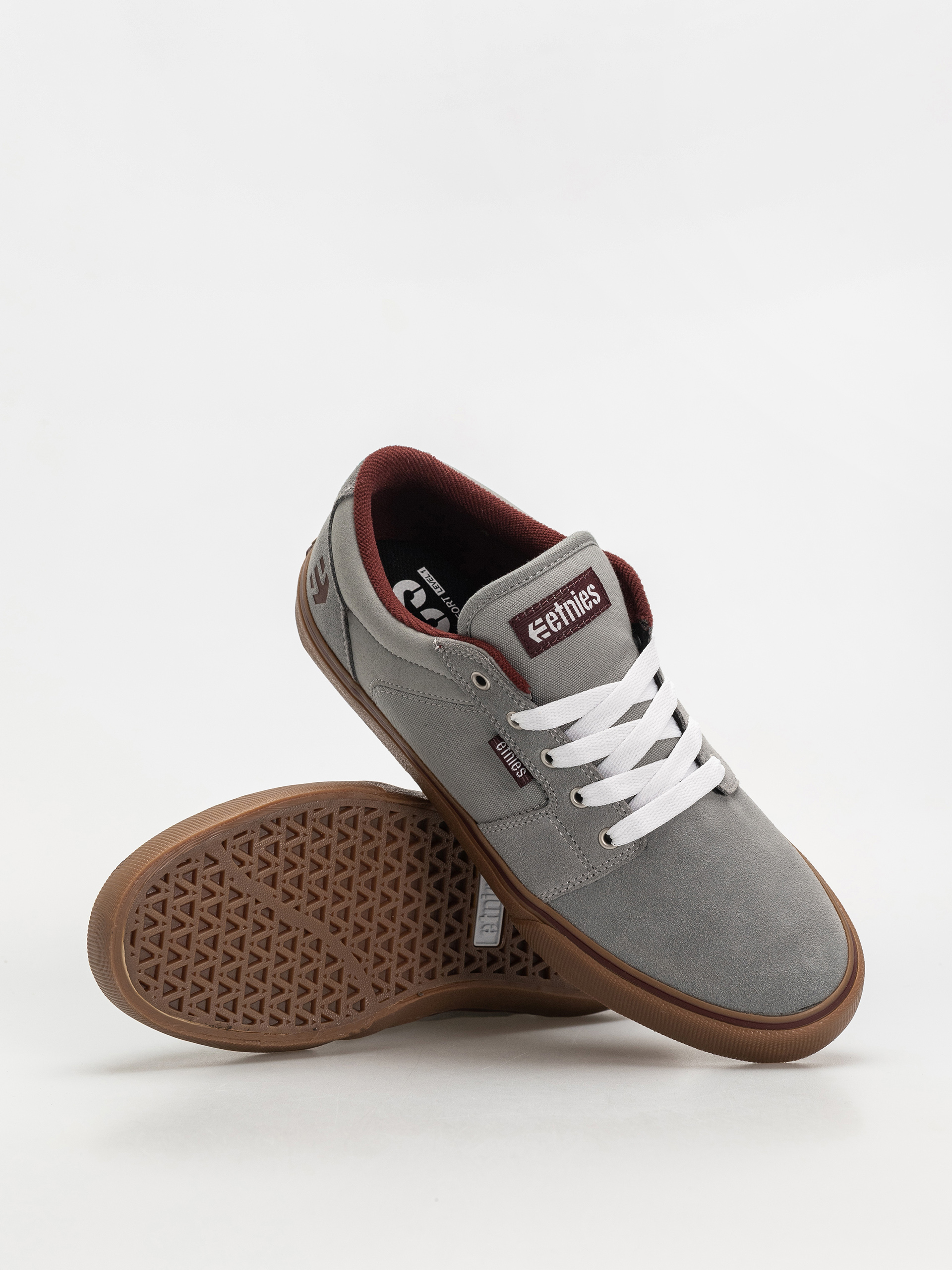 Pantofi Etnies Barge Ls (grey/gum/red)