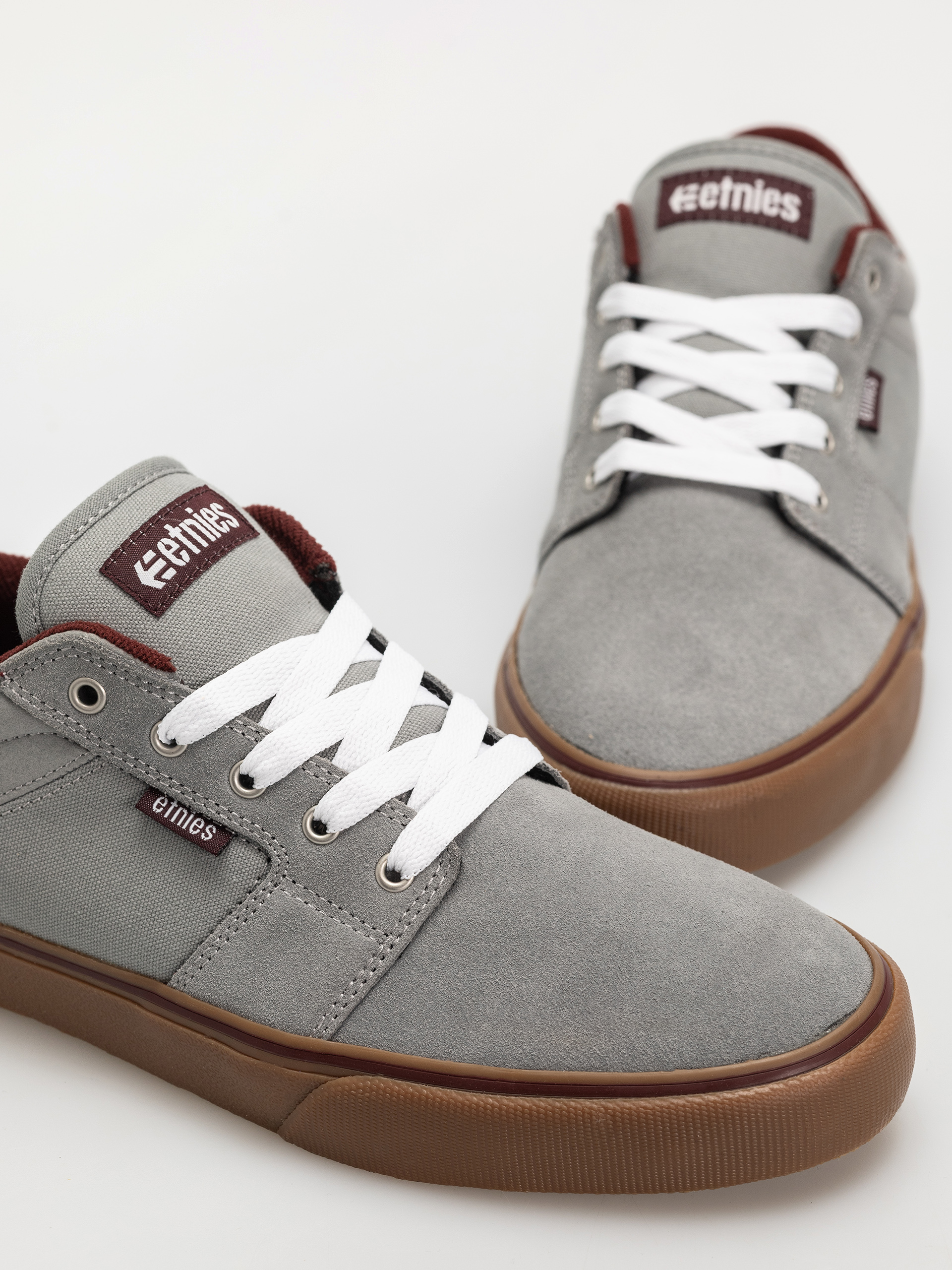 Pantofi Etnies Barge Ls (grey/gum/red)