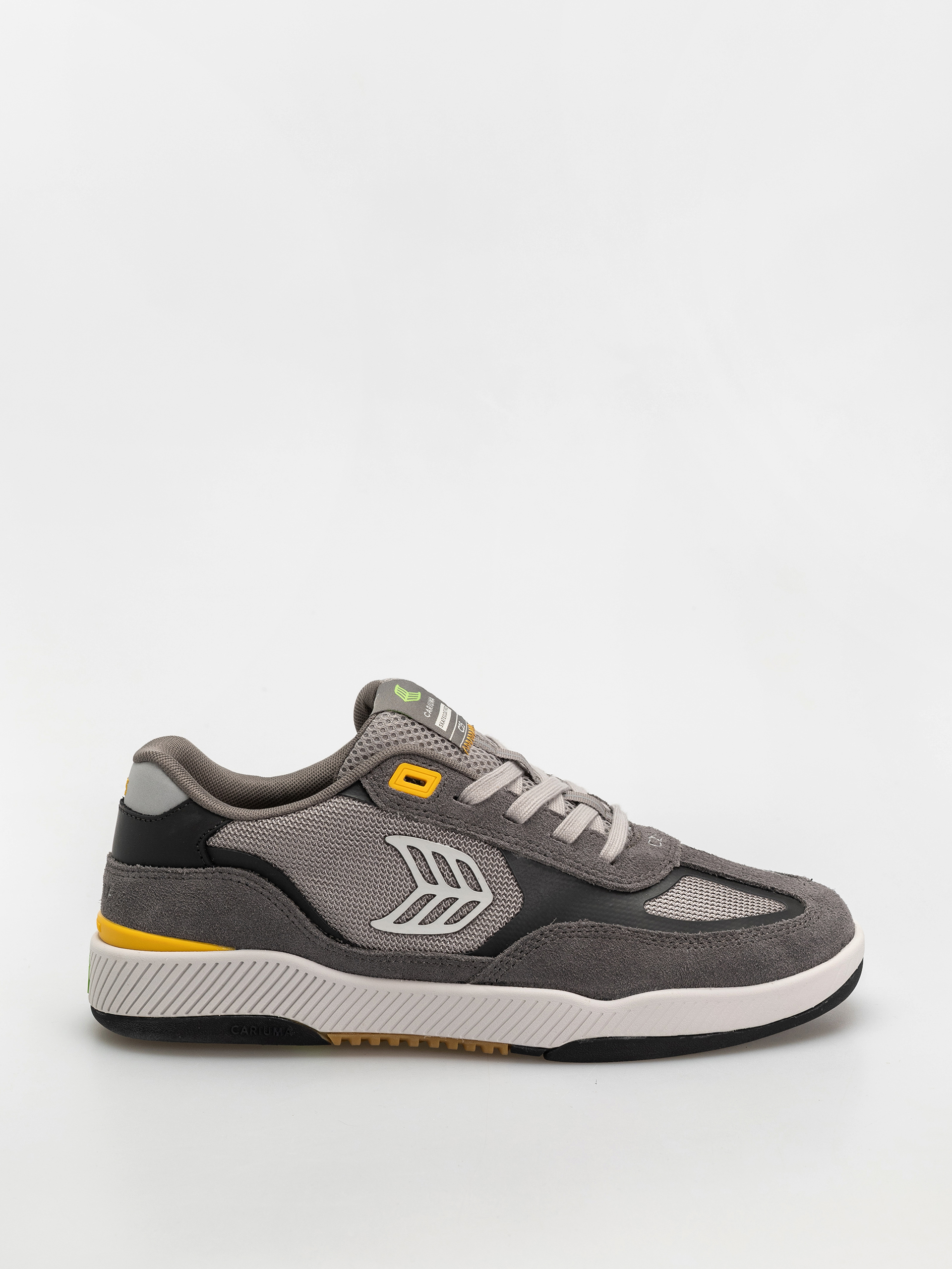 Pantofi Cariuma Skategoat C25 Pro (charcoal grey suede light grey mesh ice logo yellow)