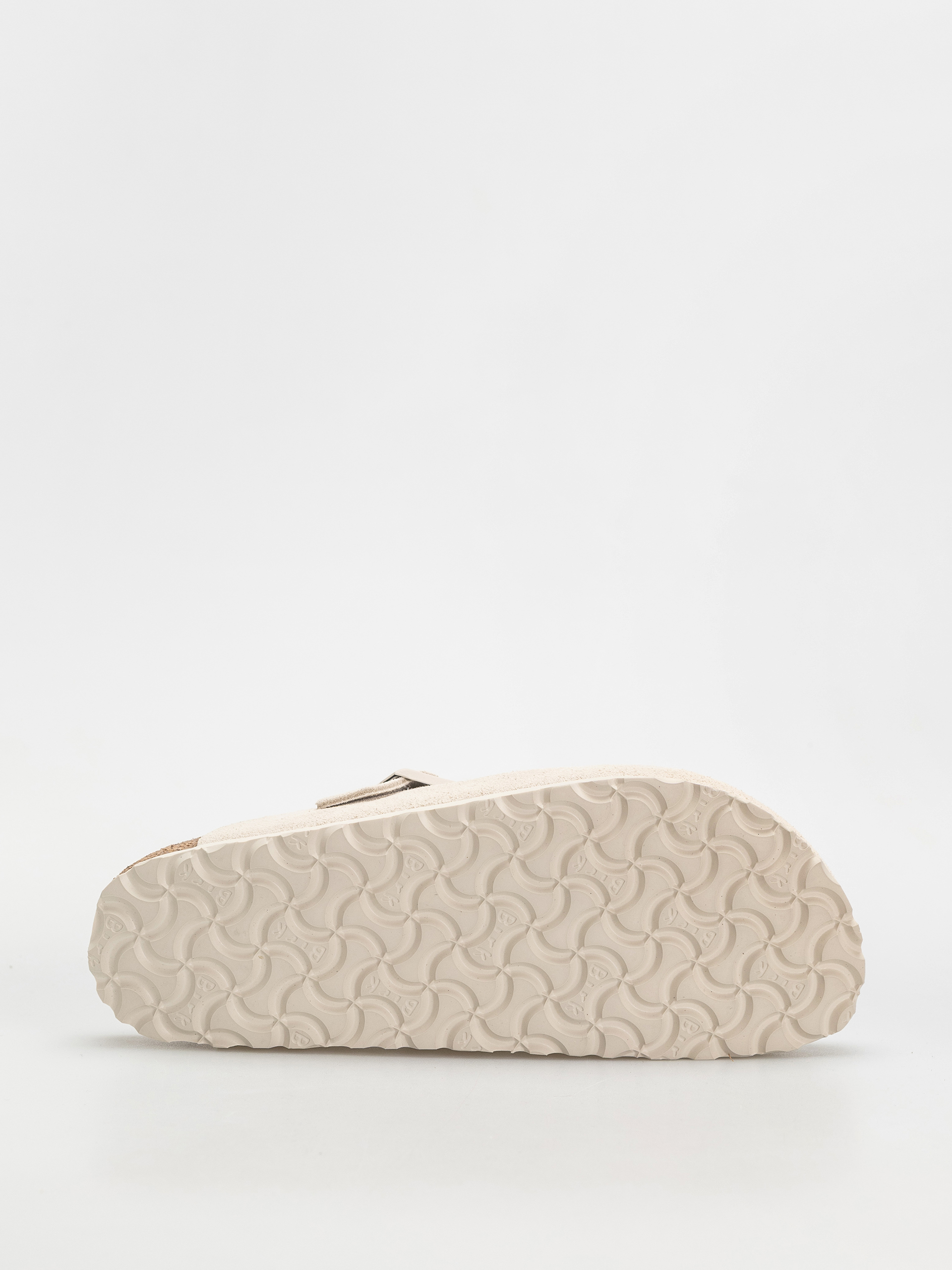 Șlapi Birkenstock Boston Suede Leather Narrow Wmn (antique white)