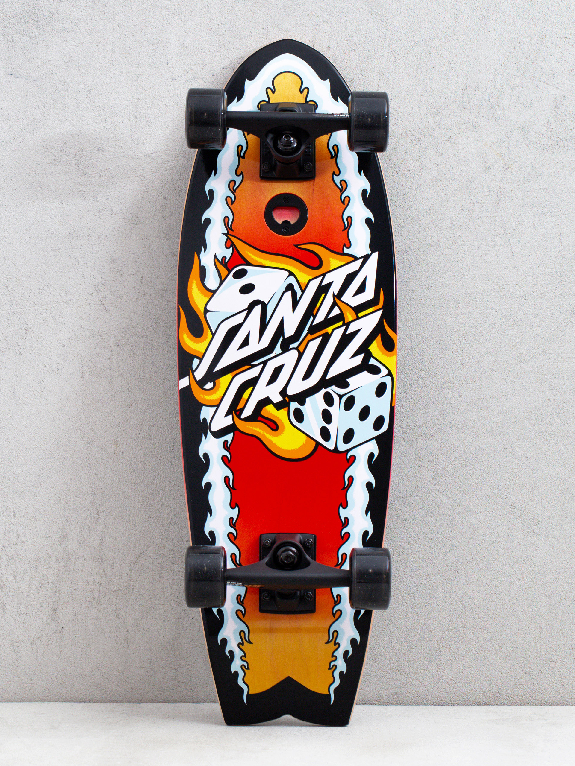 Cruiser Santa Cruz Flaming Dice Dot