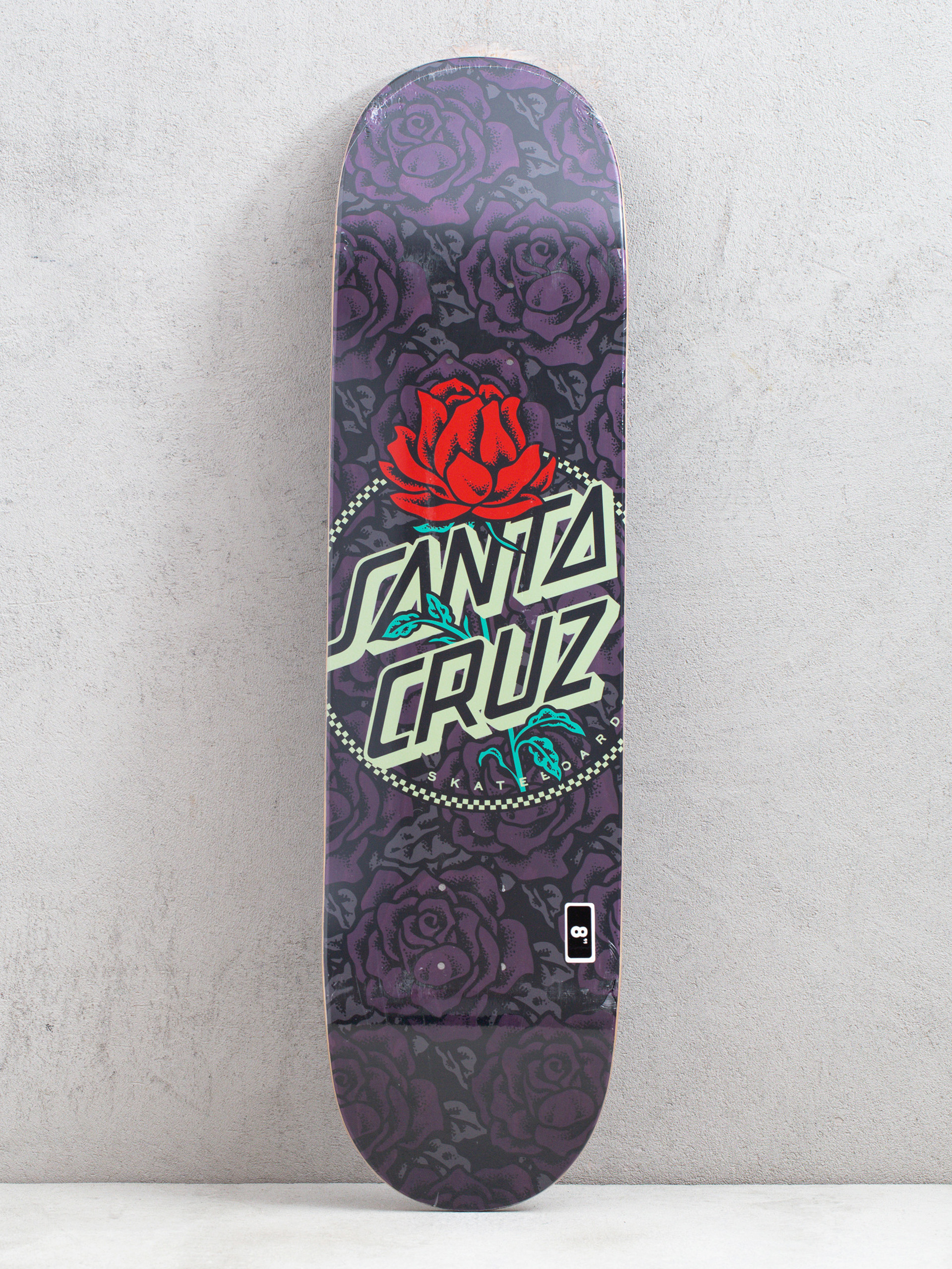 Placă Santa Cruz Rosette Ringed Dot (black/purple)