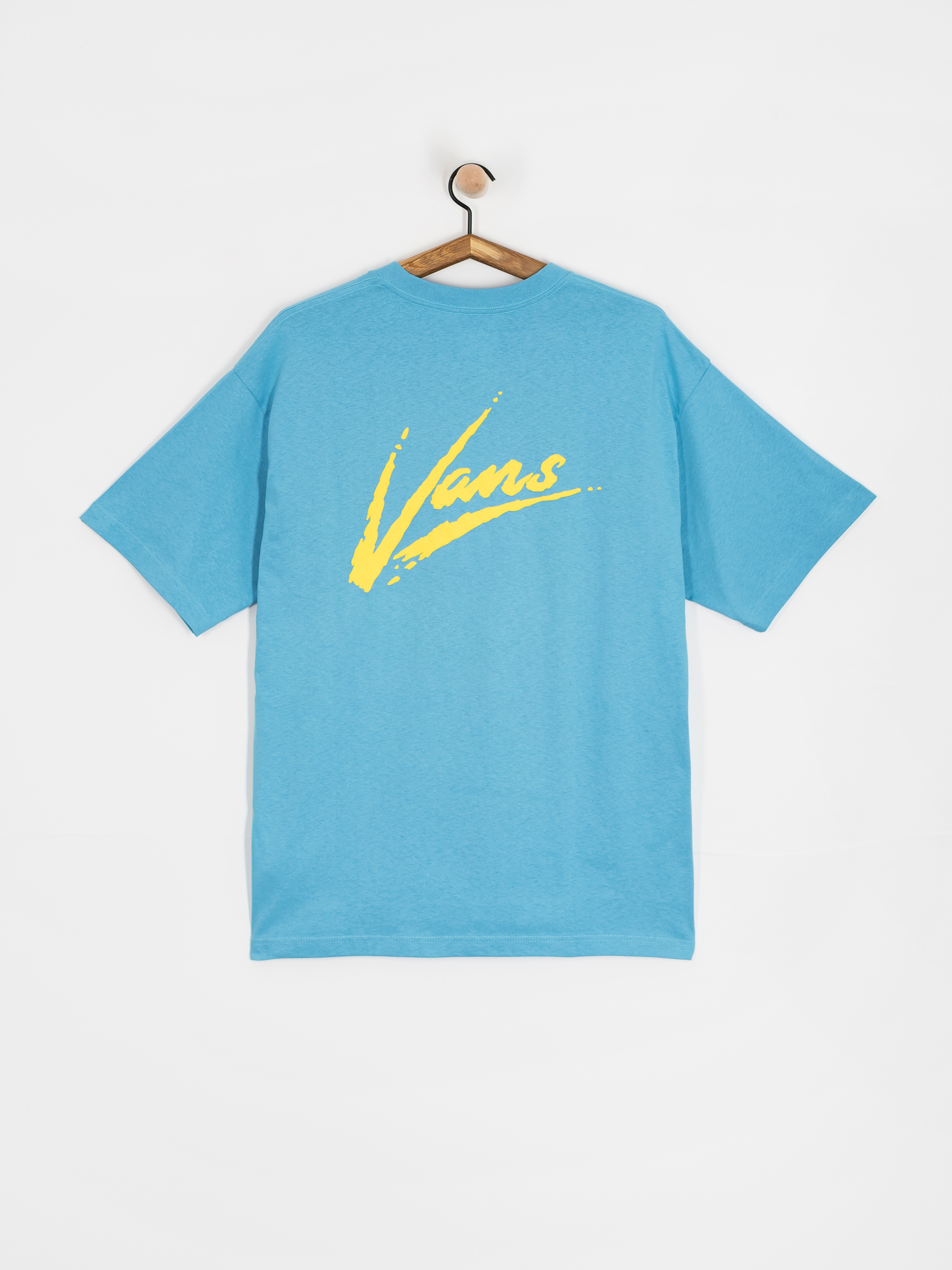 Tricou Vans Brush Script Loose (heritage blue)