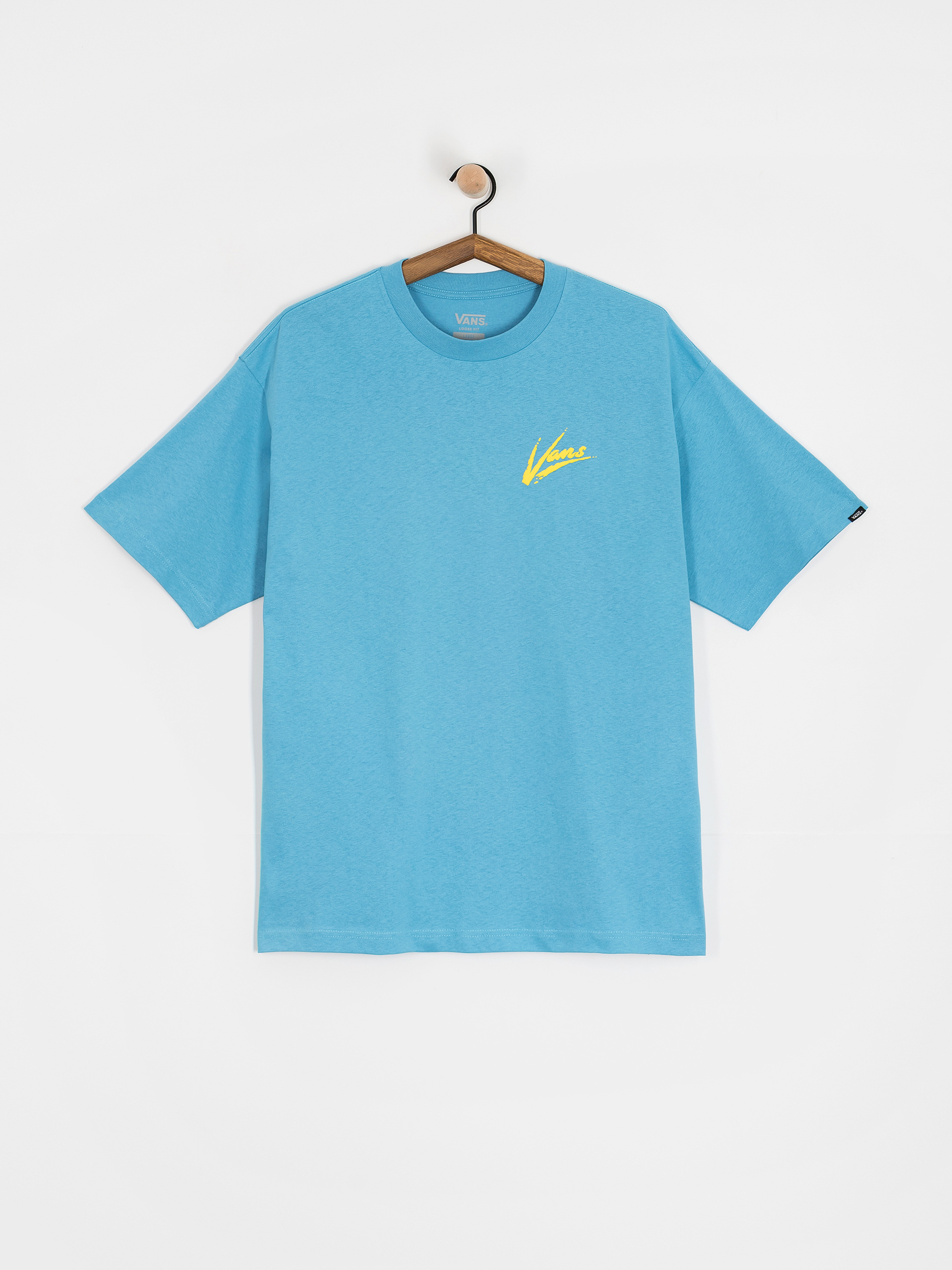 Tricou Vans Brush Script Loose (heritage blue)