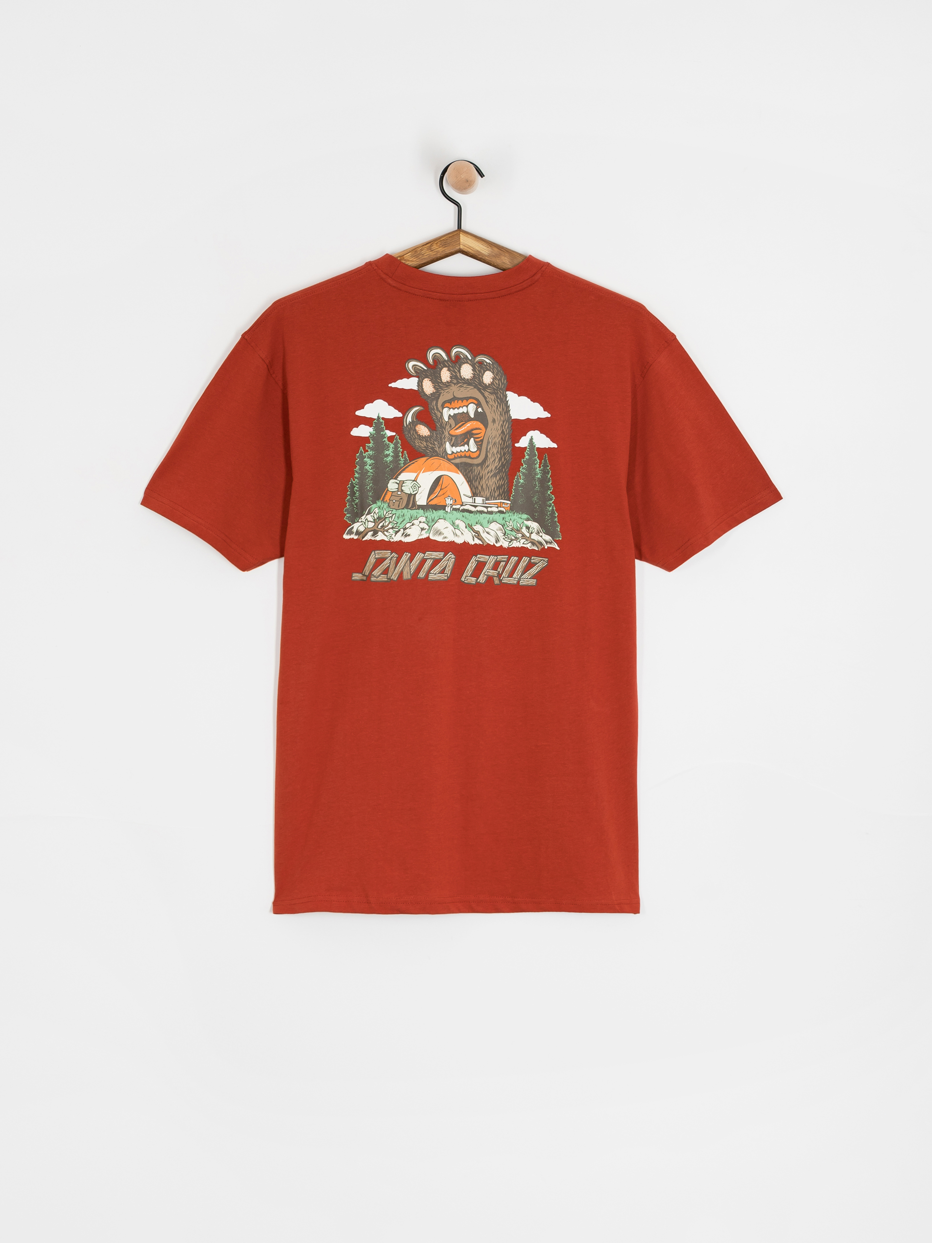 Tricou Santa Cruz Screaming Grizzly (dark rust)