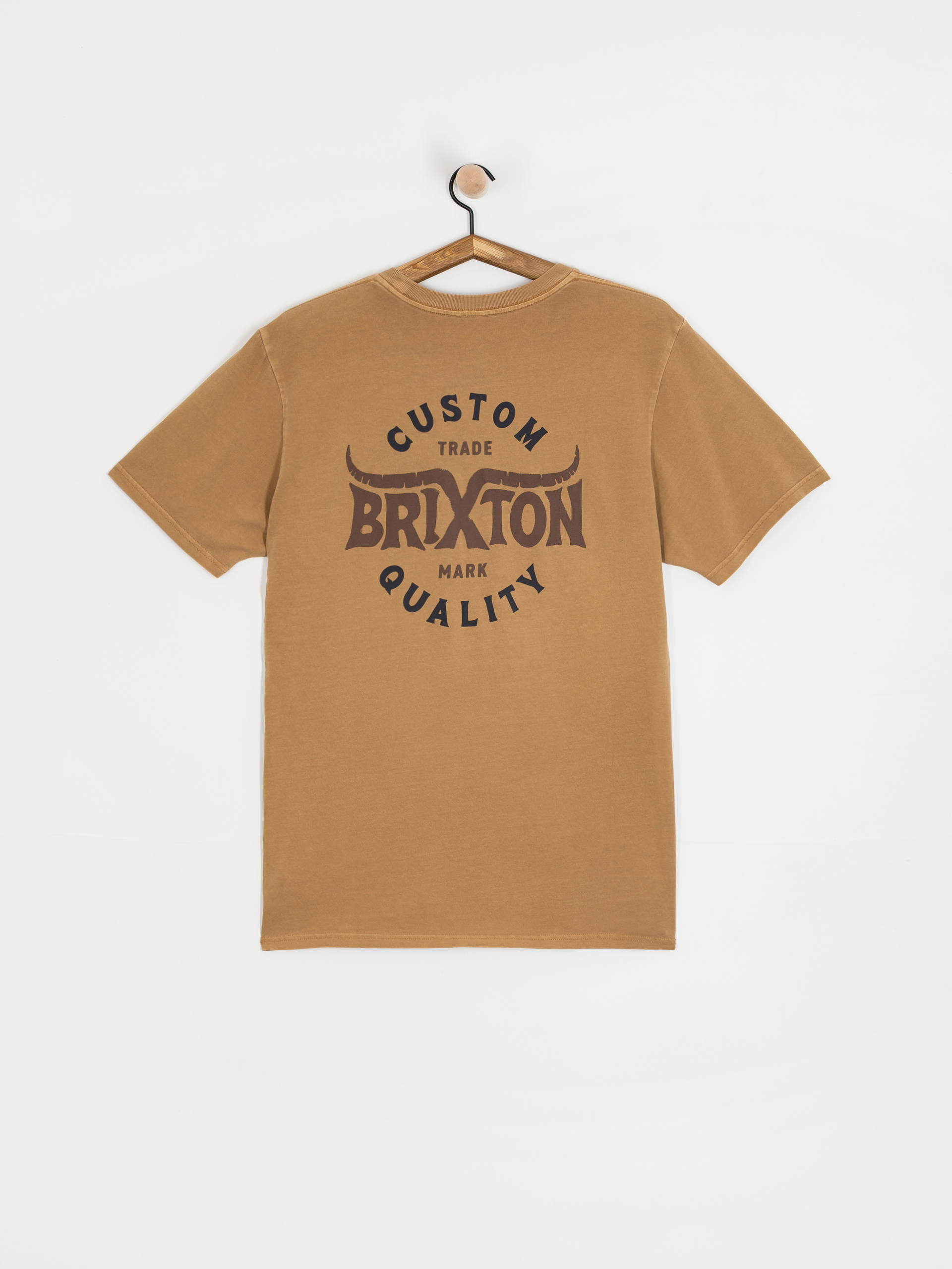 Tricou Brixton Gibson Stt (dijon worn wash)
