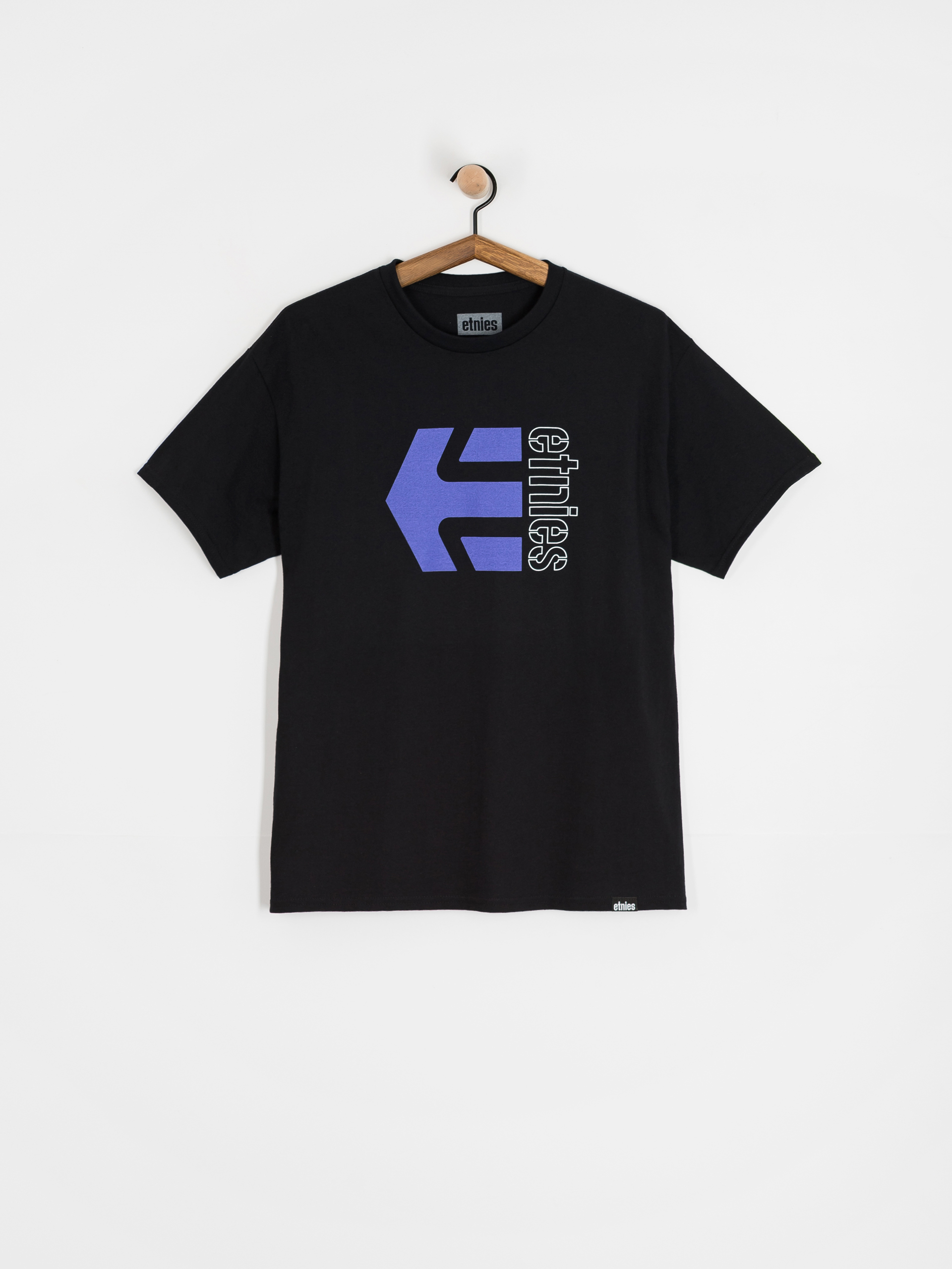 Tricou Etnies Corp Combo (black/blue/white)