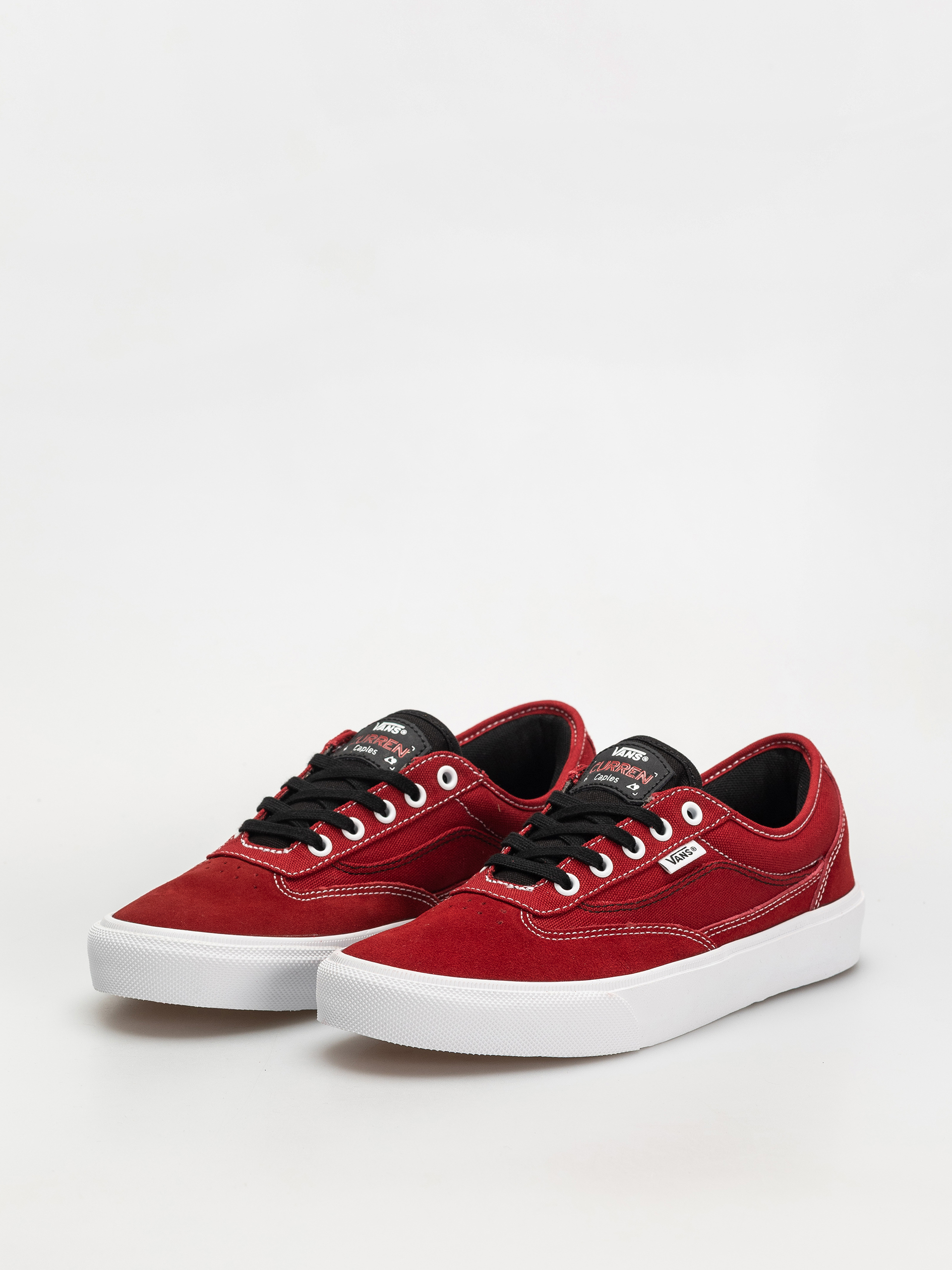 Pantofi Vans Skate Curren Caples (red/white)