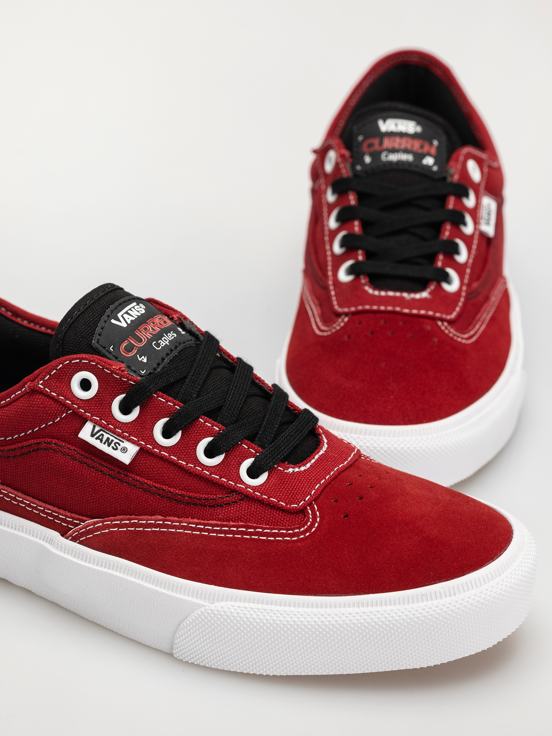 Pantofi Vans Skate Curren Caples (red/white)