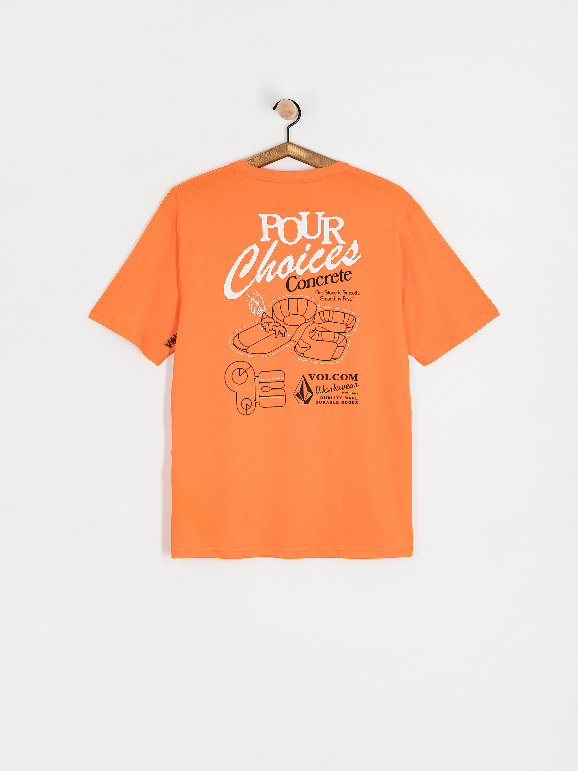 Tricou Volcom Pour Choices Bsc (neon orange)
