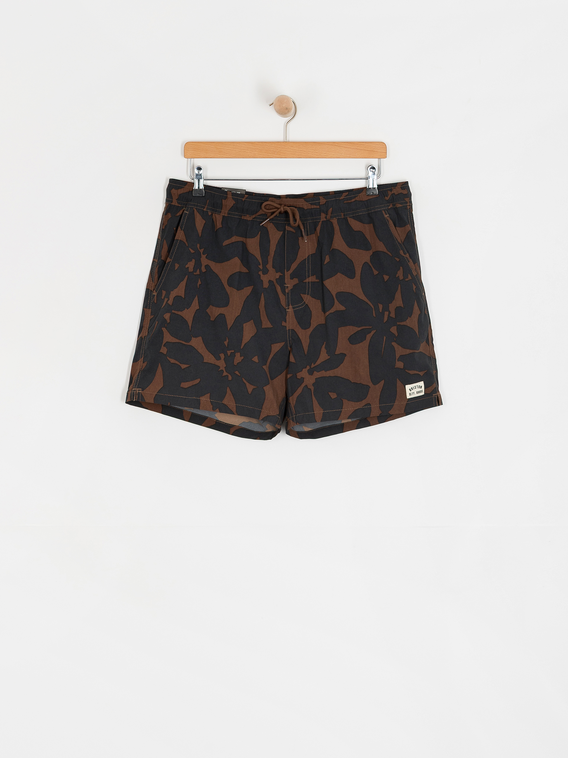 Pantaloni scurți Brixton Everyday Hybrid 5 (pinecone brown floral)