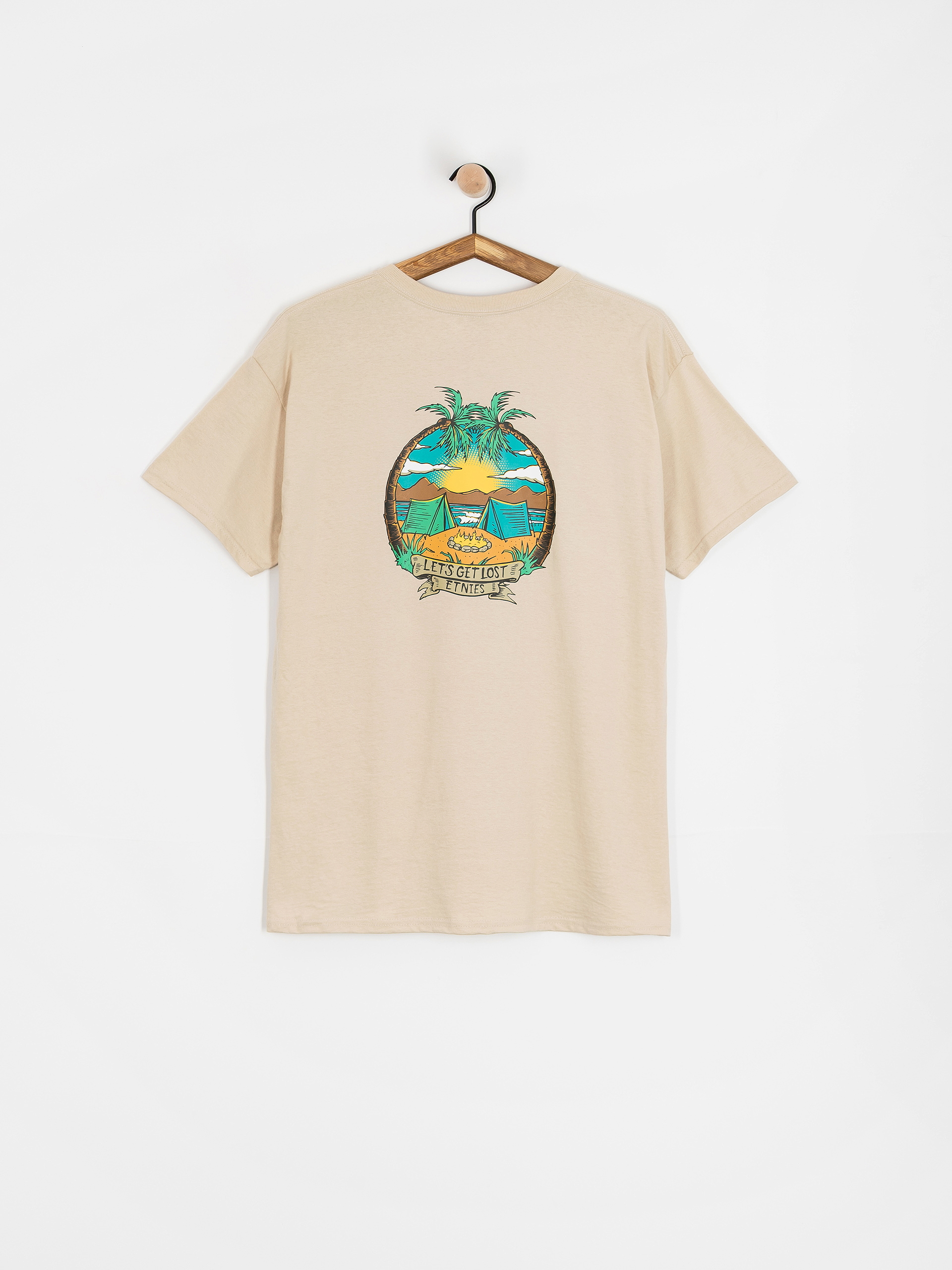 Tricou Etnies Camp Vibes (khaki)