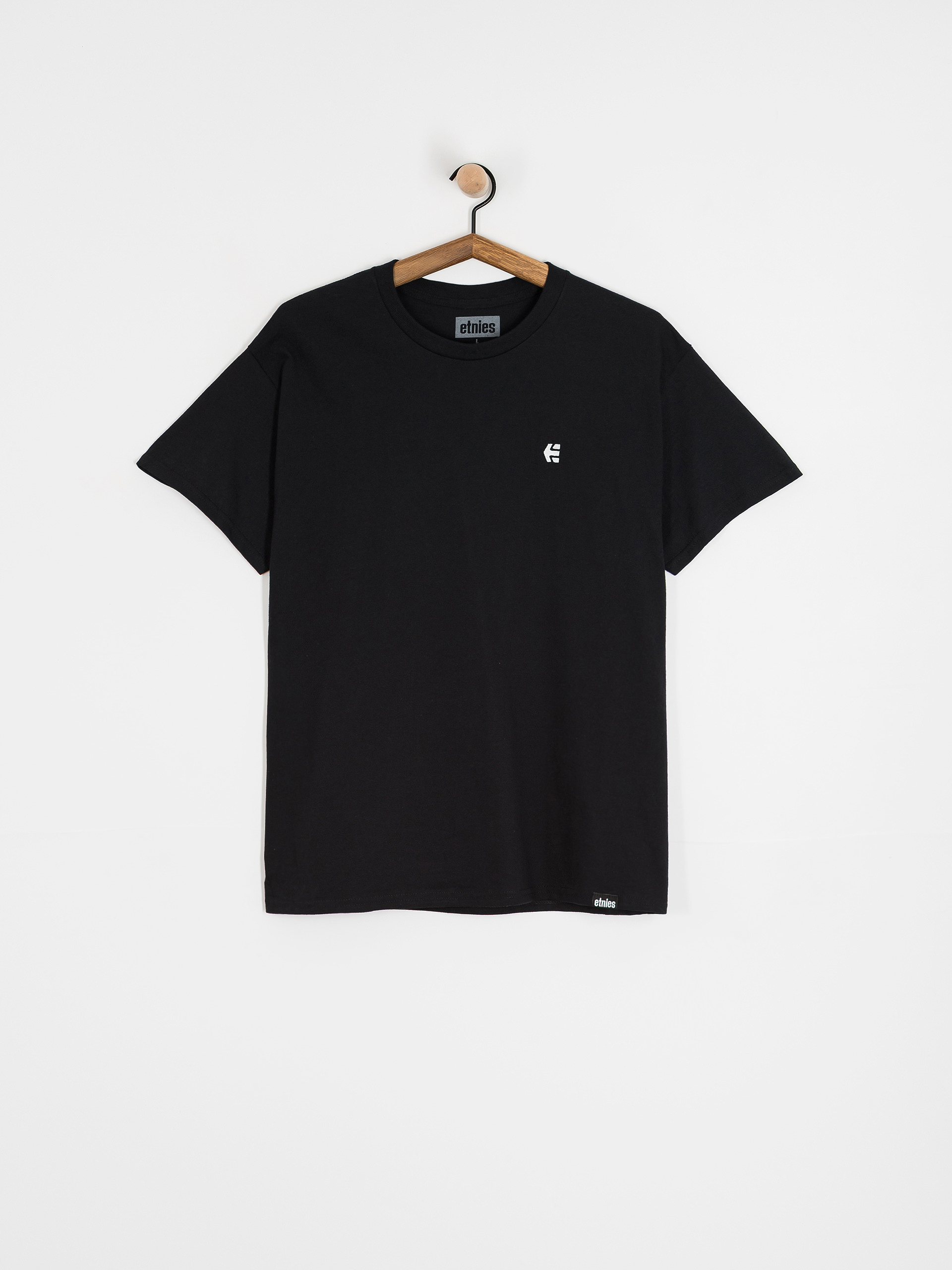 Tricou Etnies Team Emb. (black/white)