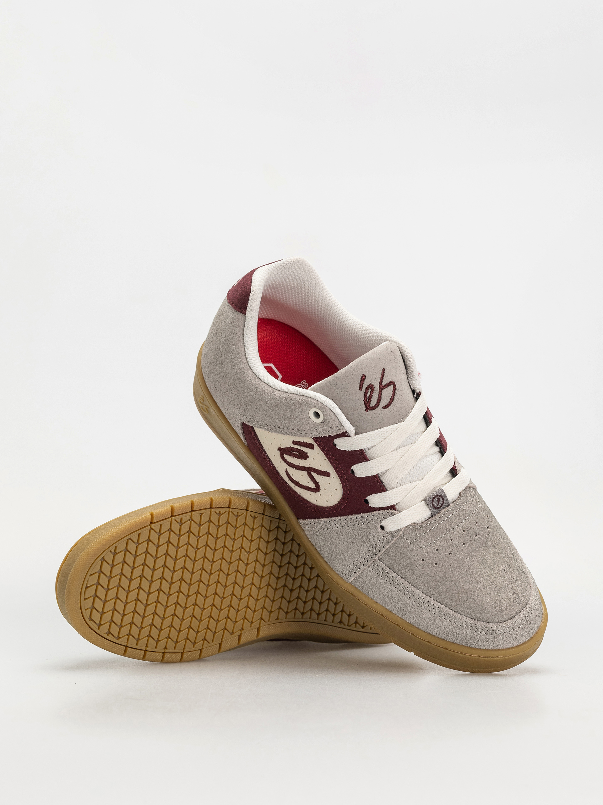 Pantofi eS Accel Slim (grey/burgundy)