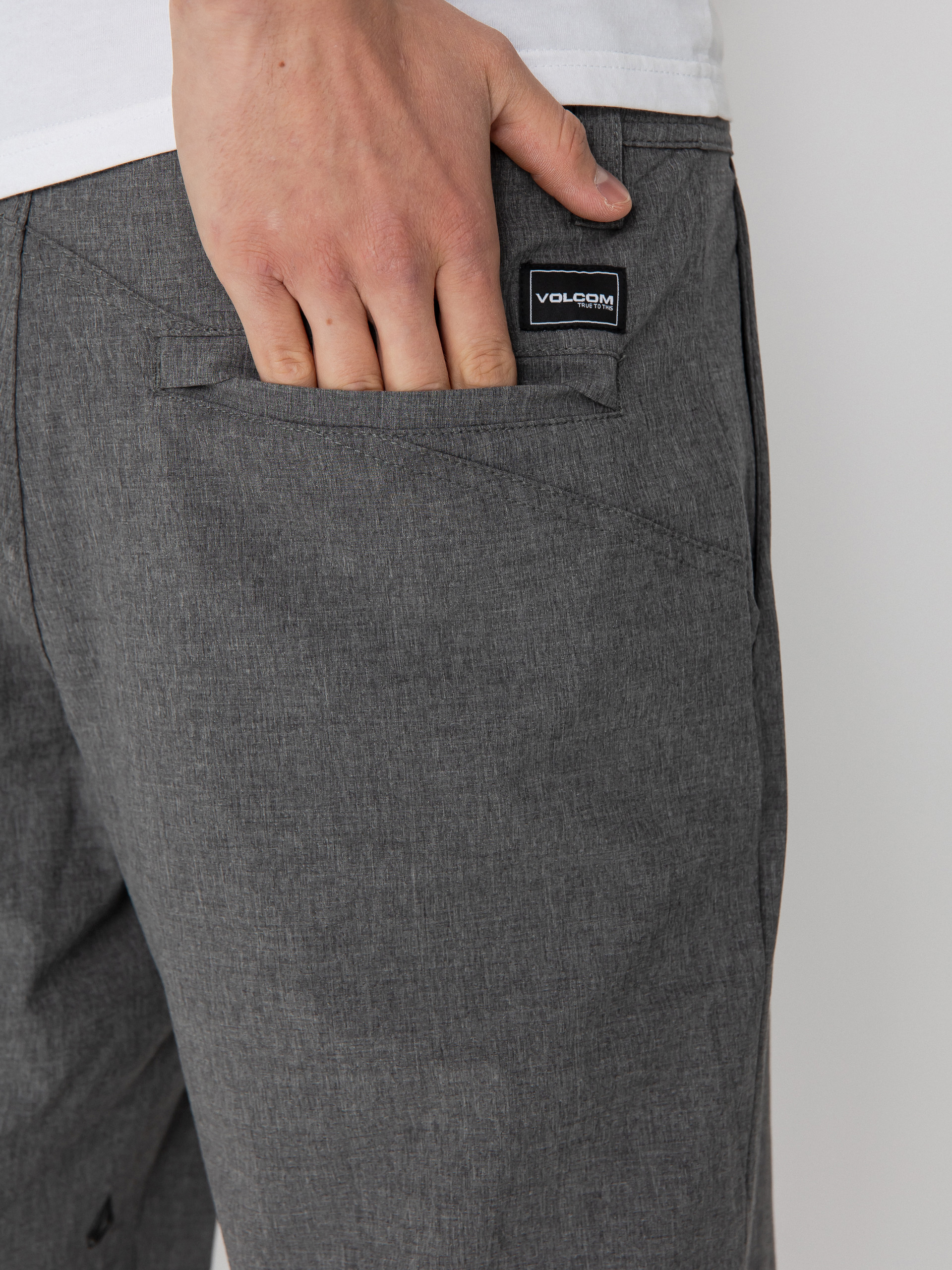 Pantaloni scurți Volcom Frickin Cross Shred Static 20 (charcoal heather)