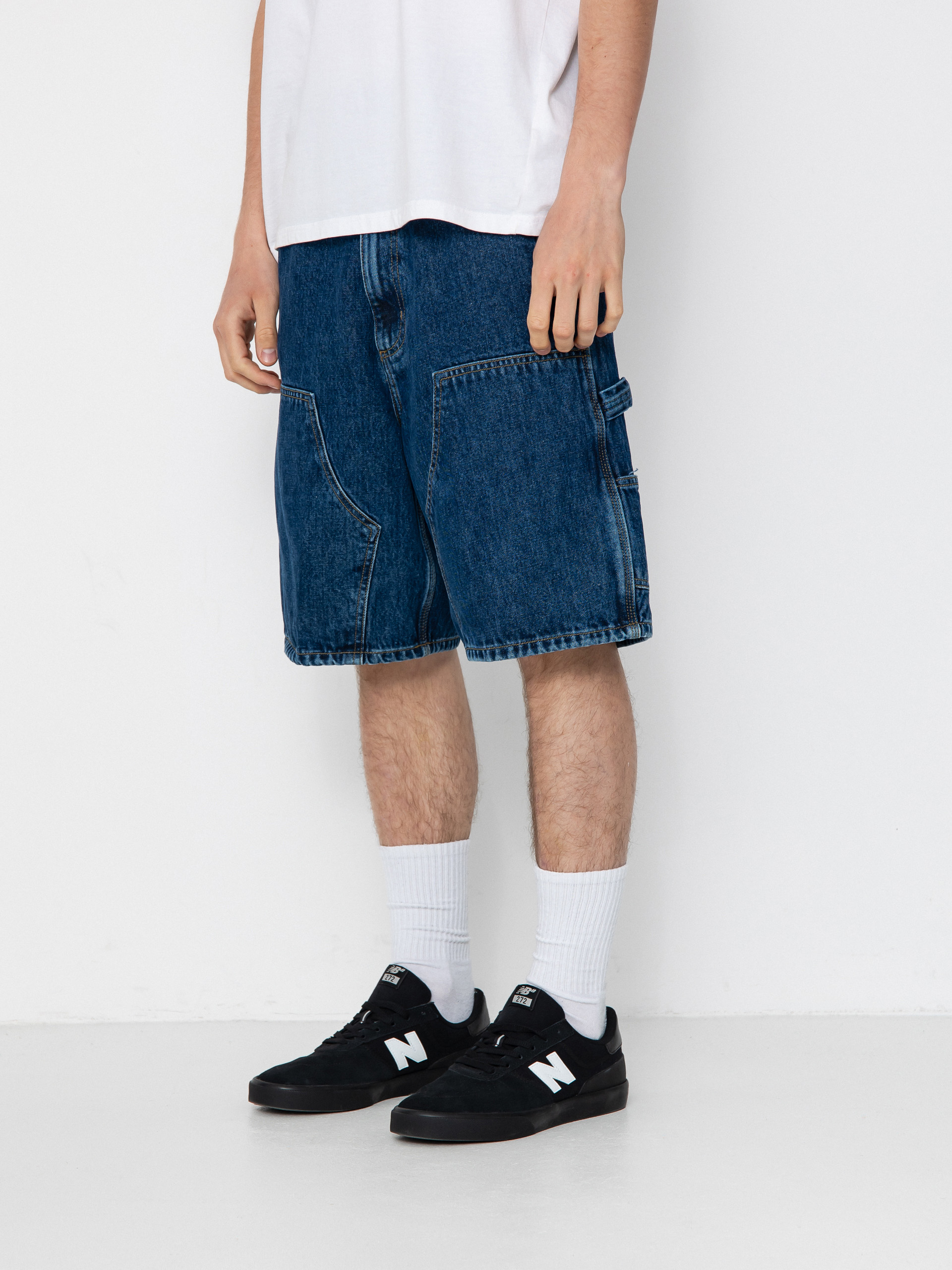 Pantaloni scurți Carhartt WIP Double Knee (blue)