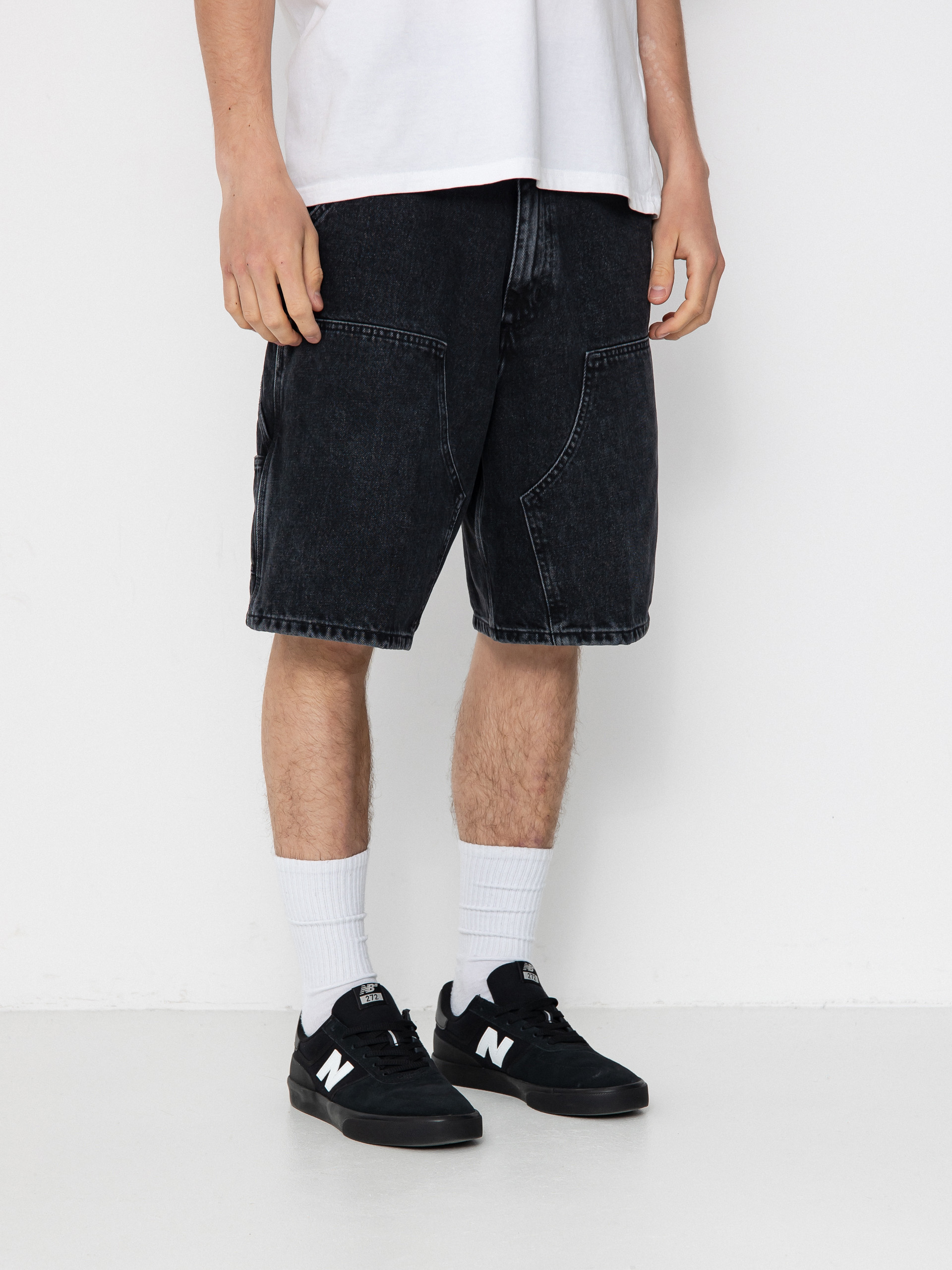 carhratt wip ダブルニー Pantaloni scurți Carhartt WIP Double Knee - negru (black)
