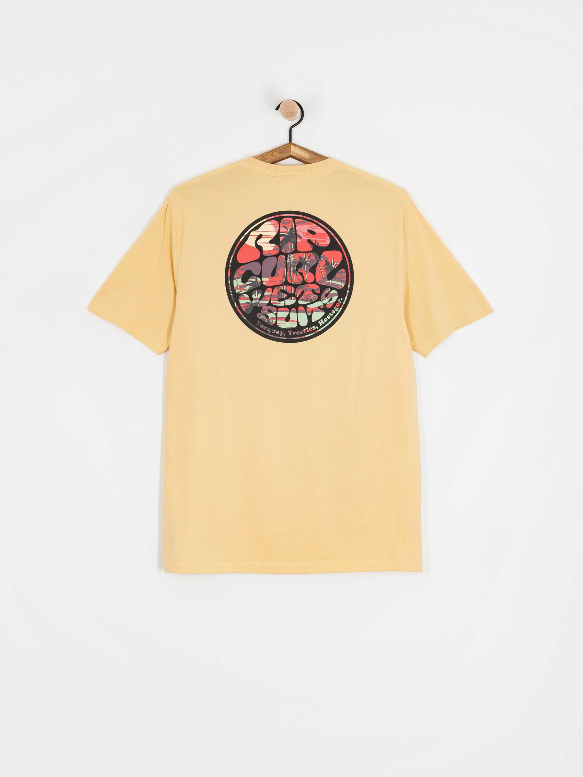 Tricou Rip Curl Wettie Passage Icon (straw)
