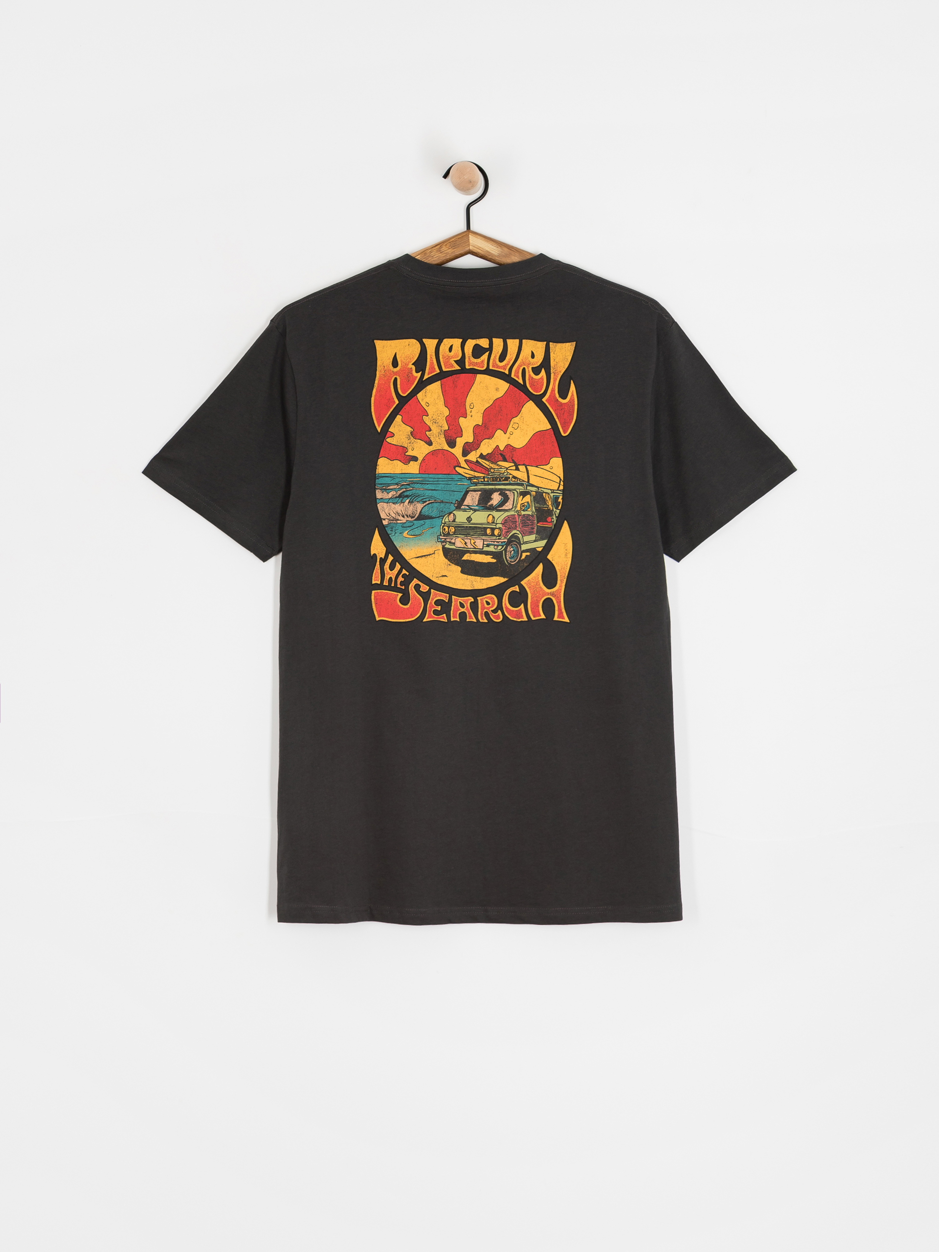 Tricou Rip Curl Keep On Trucking (washed black)