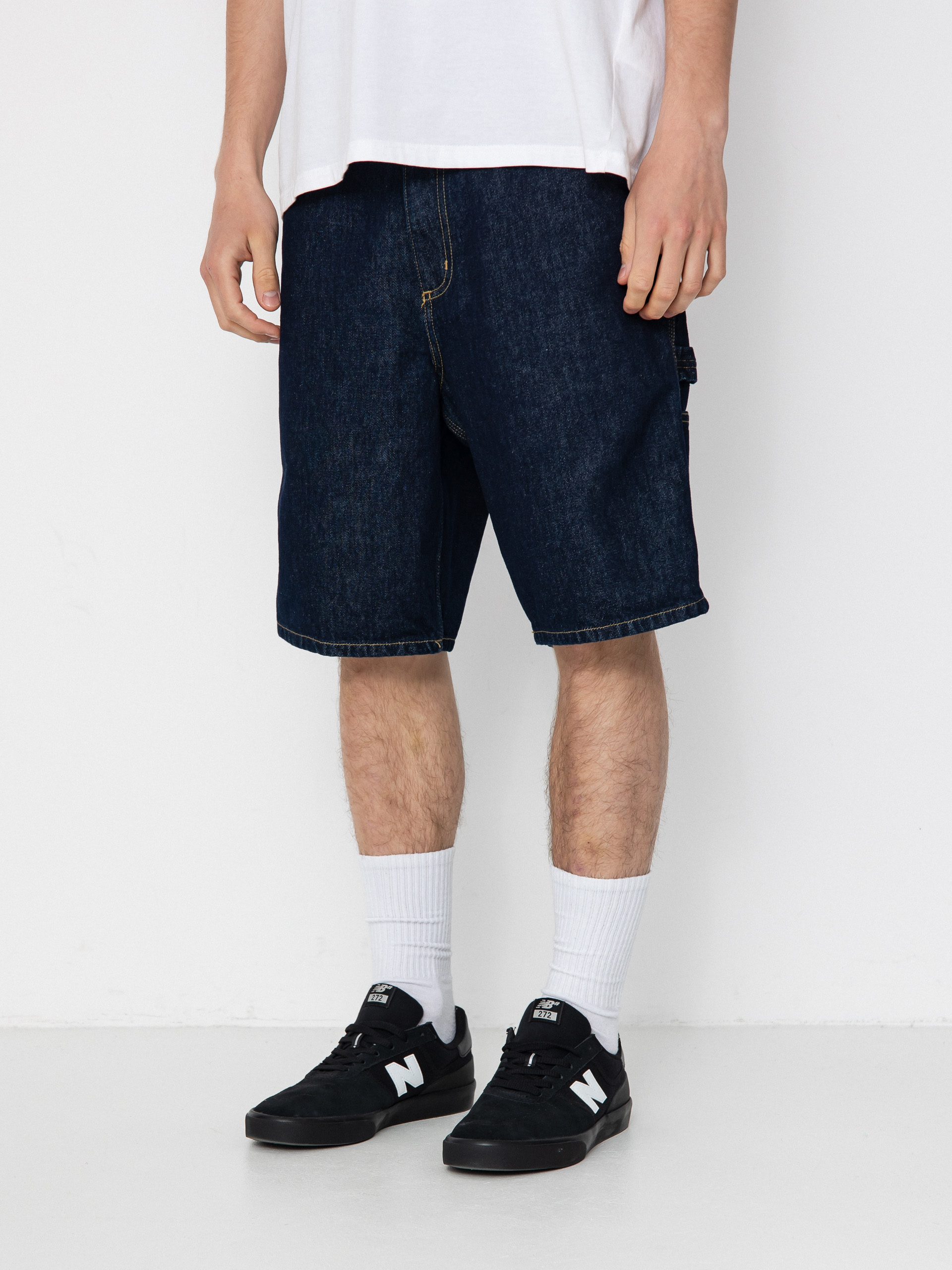 Pantaloni scuru021bi Carhartt WIP Single Knee (blue)