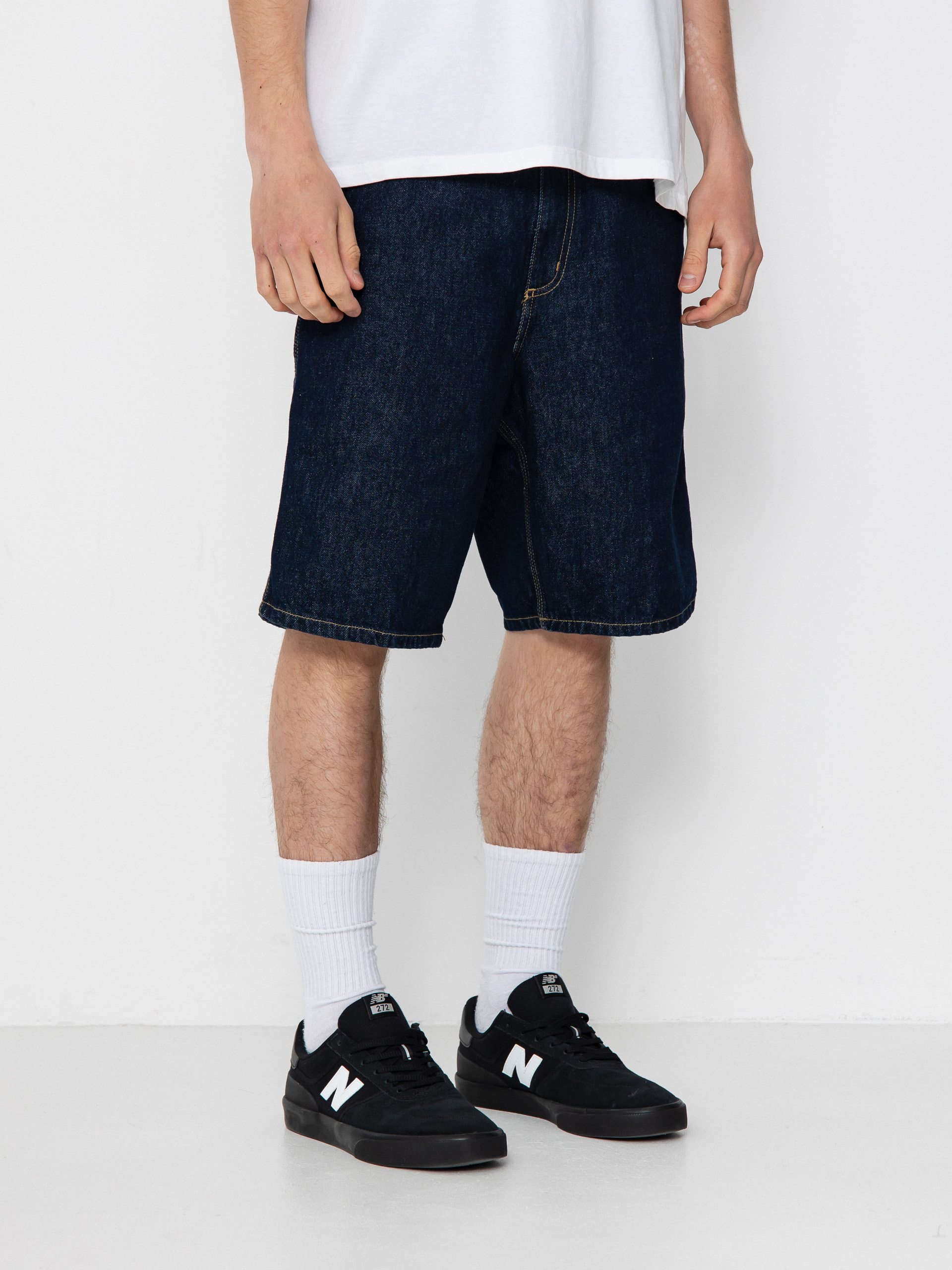 Pantaloni scurți Carhartt WIP Single Knee (blue)