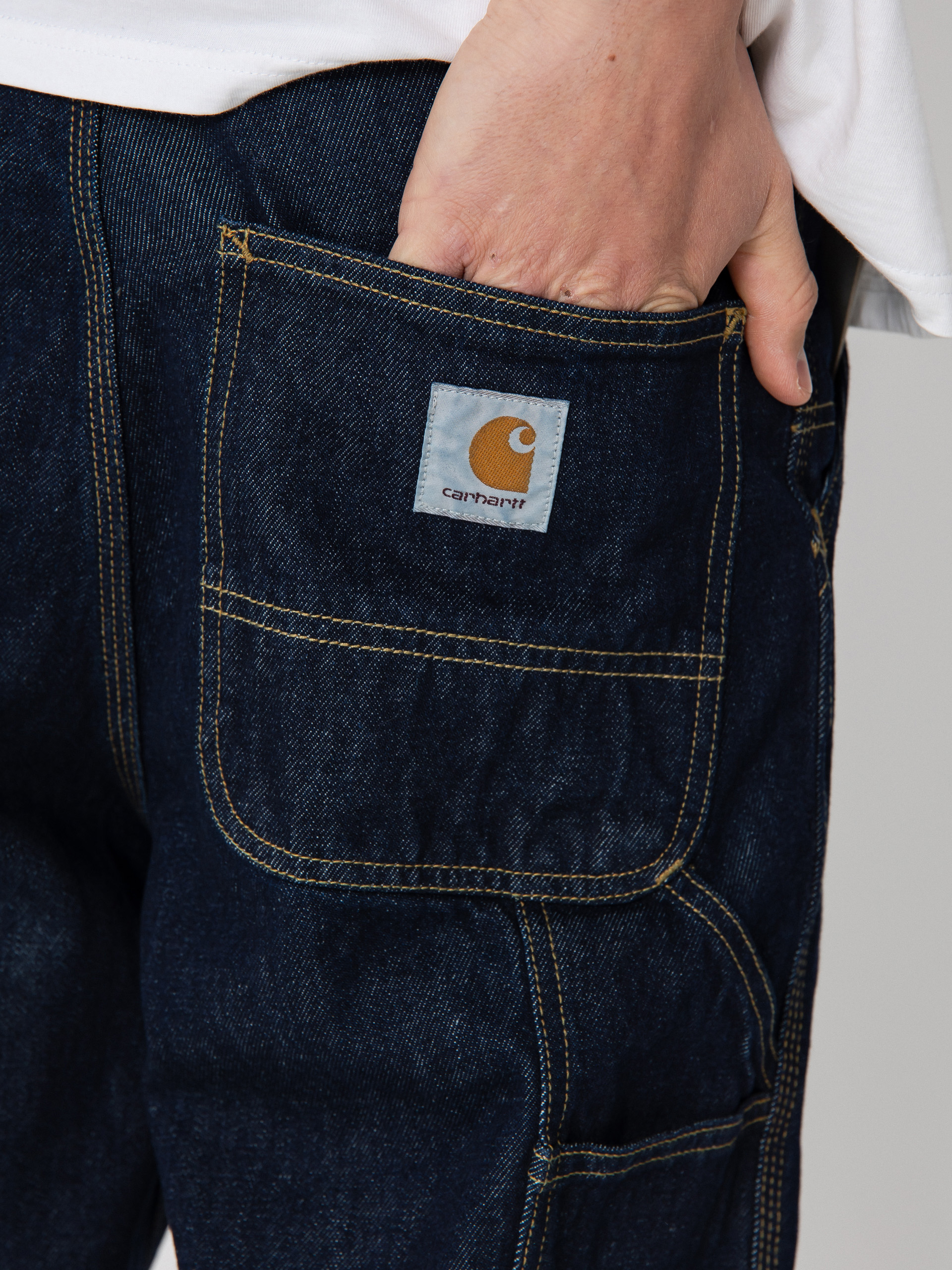 Pantaloni scurți Carhartt WIP Single Knee (blue)